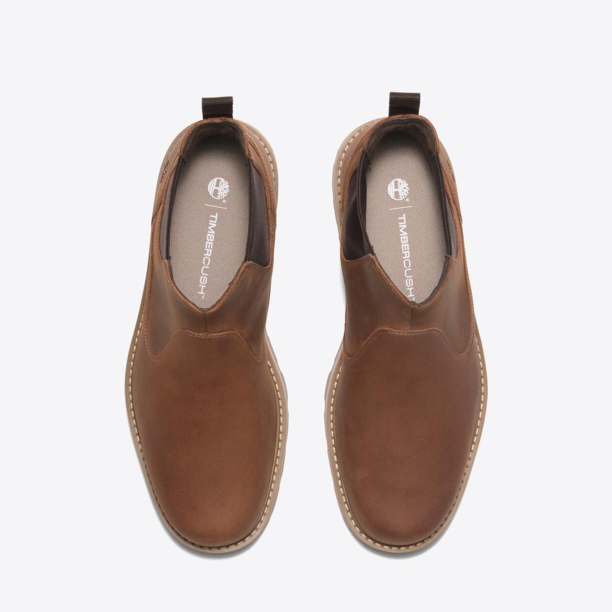 TIMBERLAND Mens Britton Road Chelsea Rust Full Grain - Image 0