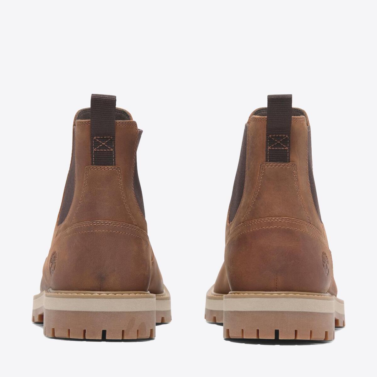 TIMBERLAND Mens Britton Road Chelsea Rust Full Grain - Image 0