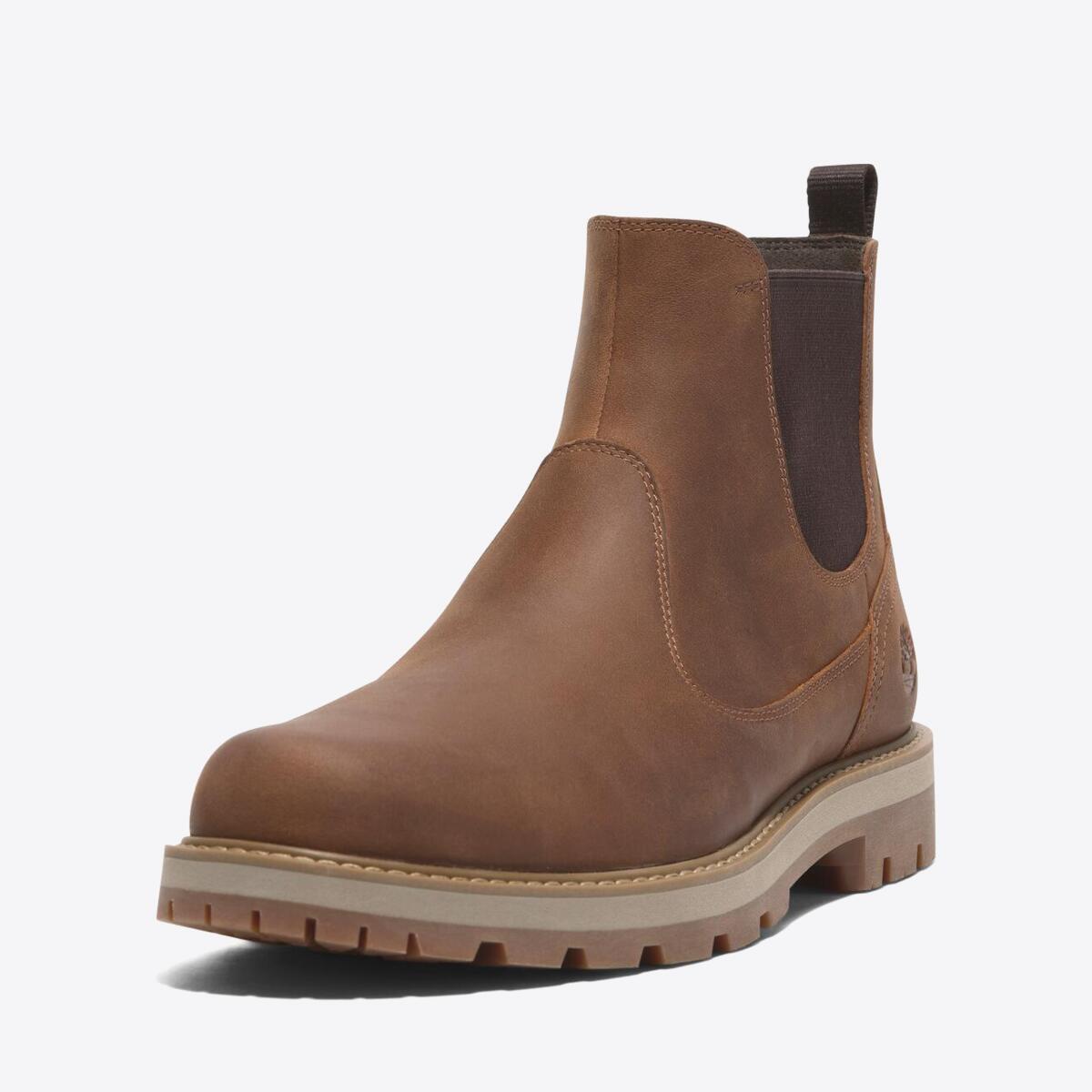 TIMBERLAND Mens Britton Road Chelsea Rust Full Grain - Image 0