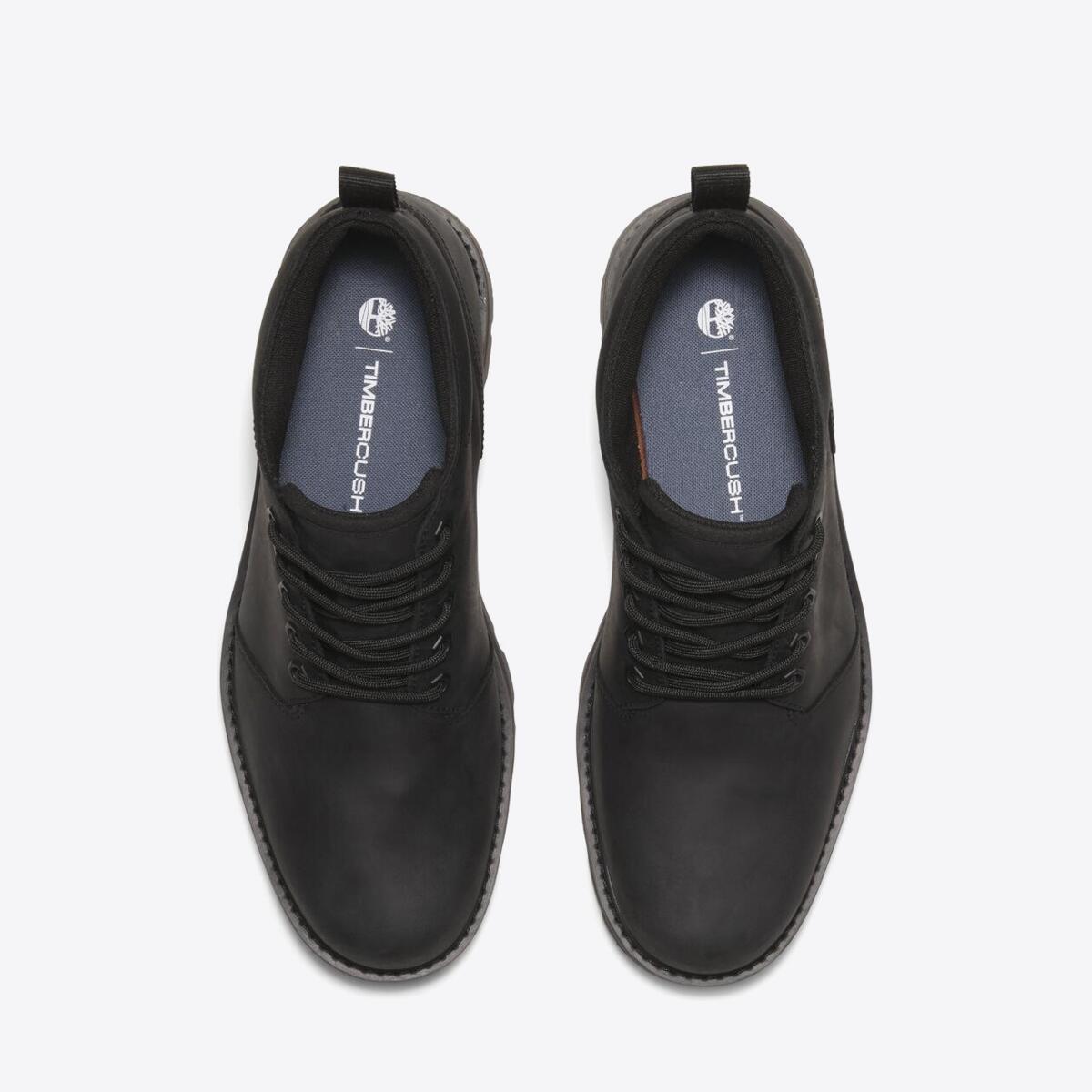 TIMBERLAND Mens Britton Road Waterproof Chukka Black Full Grain - Image 2