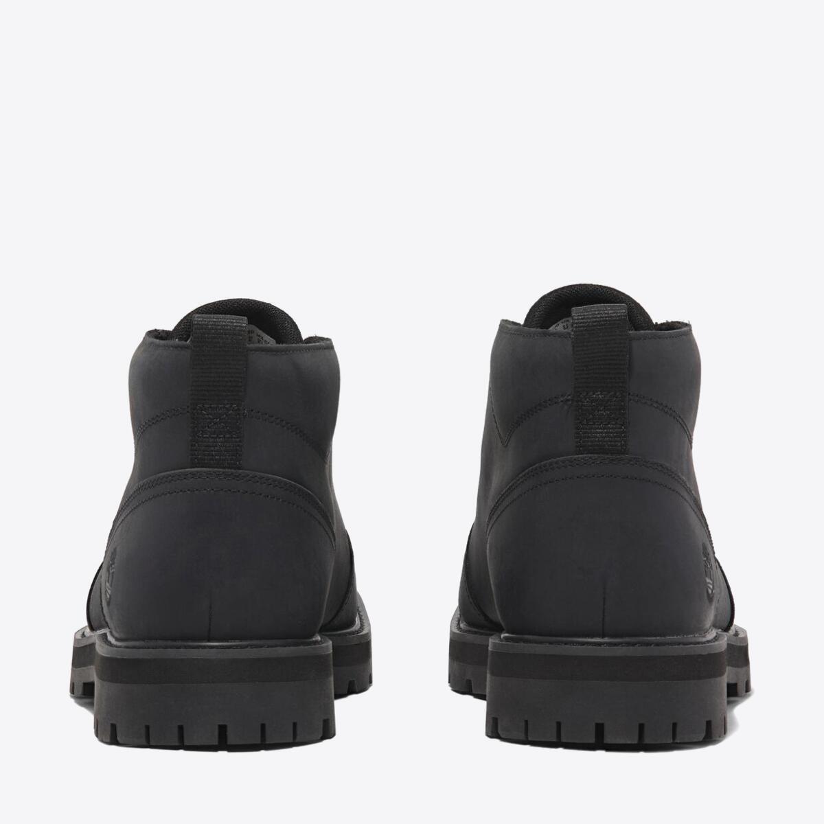 TIMBERLAND Mens Britton Road Waterproof Chukka Black Full Grain - Image 5