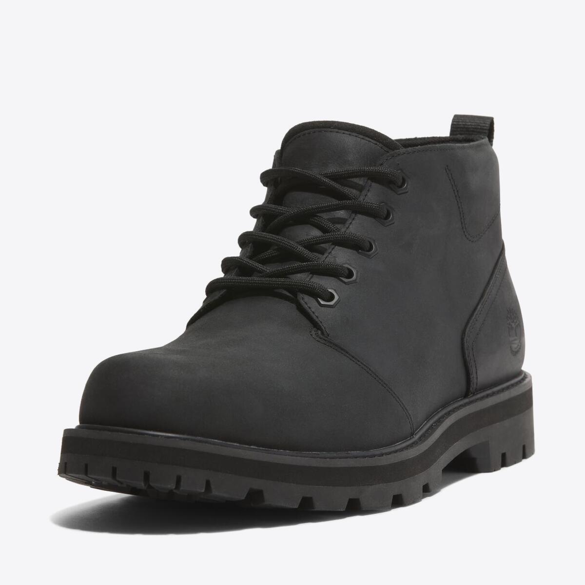 TIMBERLAND Mens Britton Road Waterproof Chukka Black Full Grain - Image 8