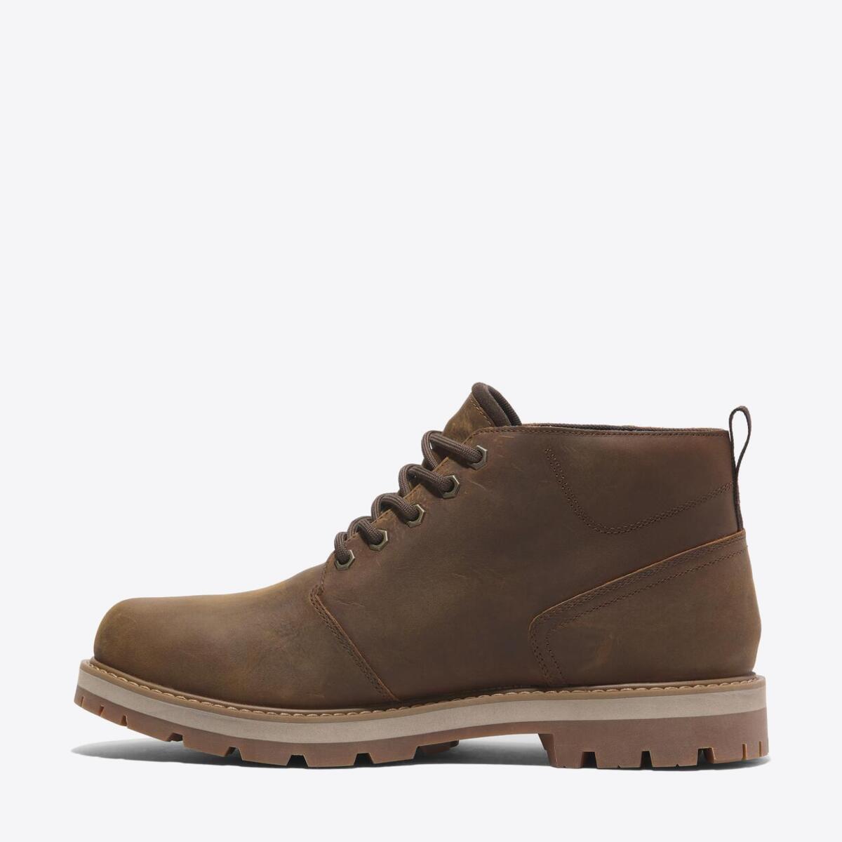 TIMBERLAND Mens Britton Road Waterproof Chukka Rust Full Grain - Image 6