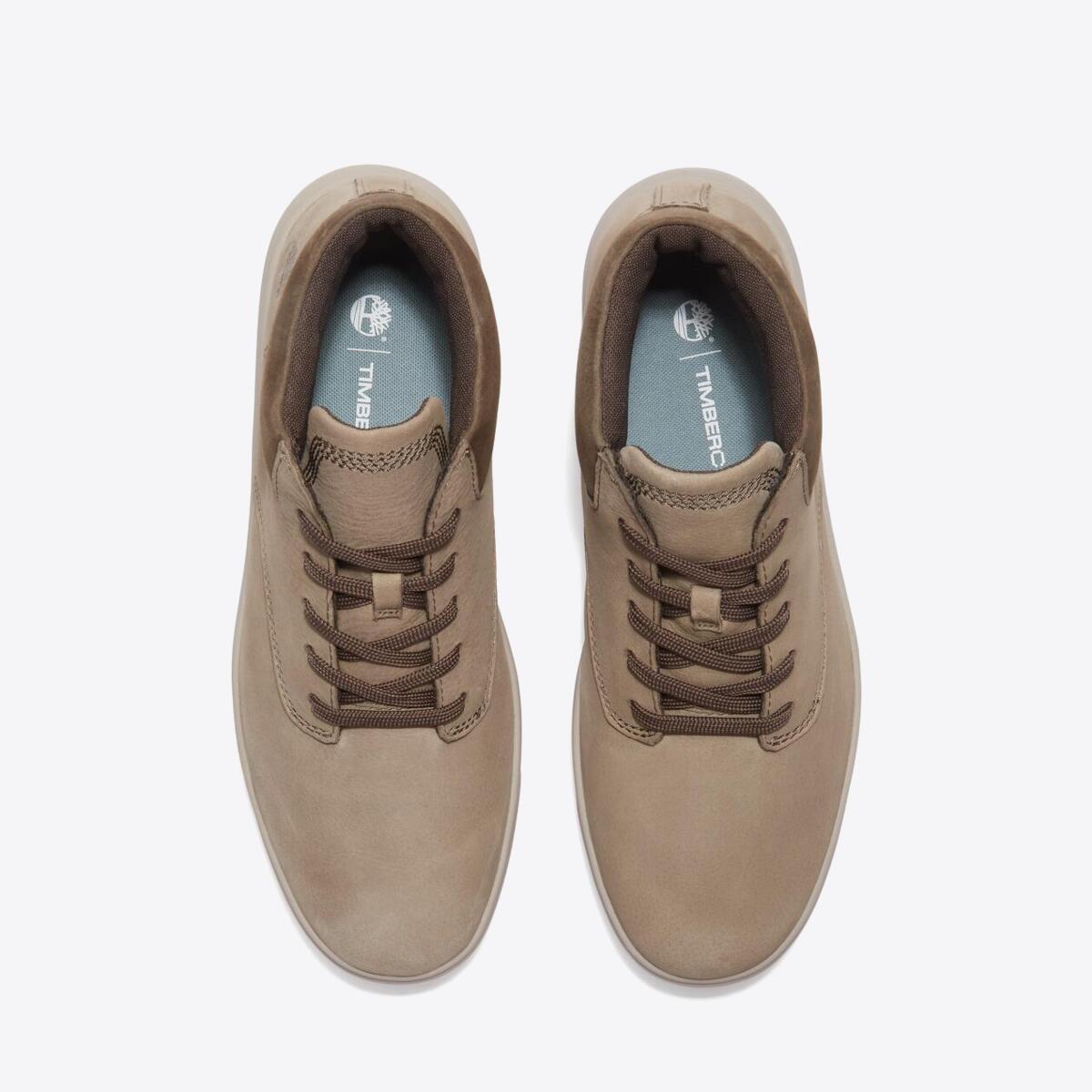 TIMBERLAND Mens Emerson Street Low Medium Grey Nubuck - Image 2