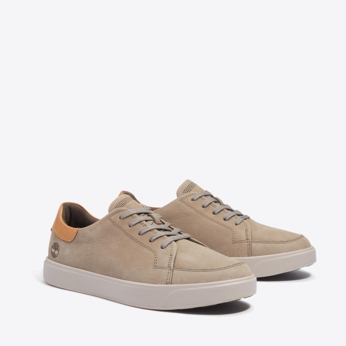 TIMBERLAND Mens Emerson Street Low Medium Grey Nubuck - Image 4