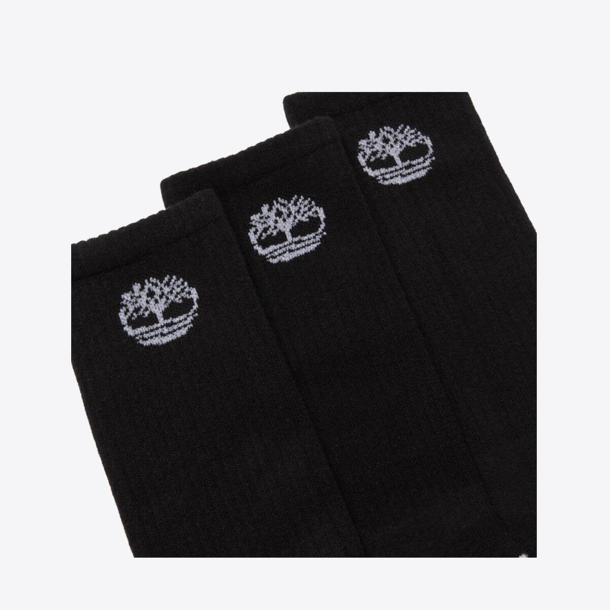 TIMBERLAND Unisex Bowden Crew - 3 Pack Black - Image 3