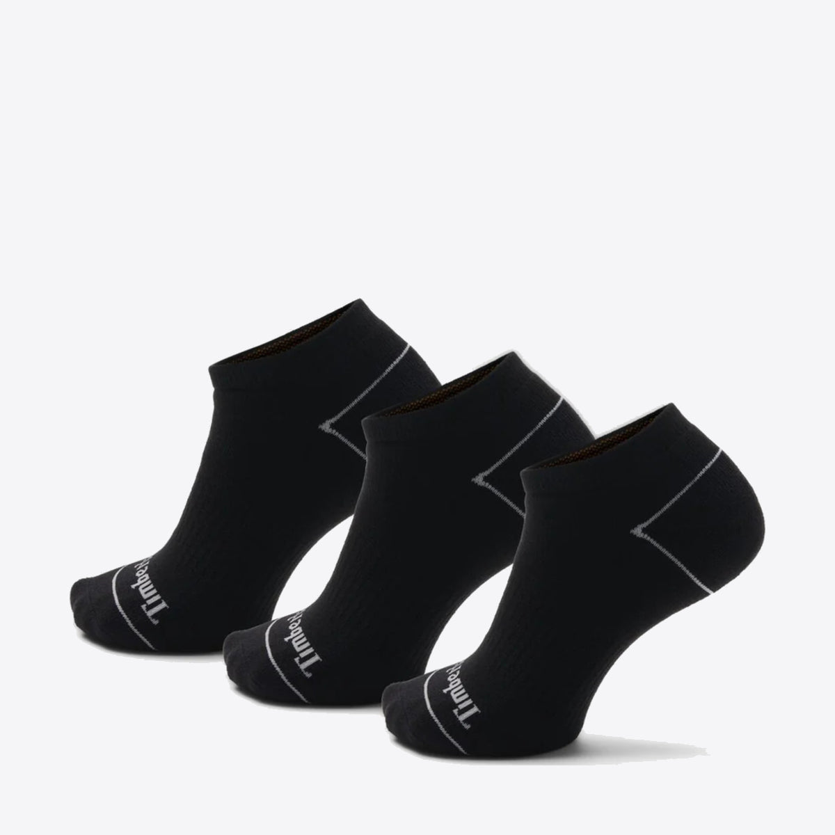 TIMBERLAND Unisex Bowden No Show - 3 Pack Black - Image 1