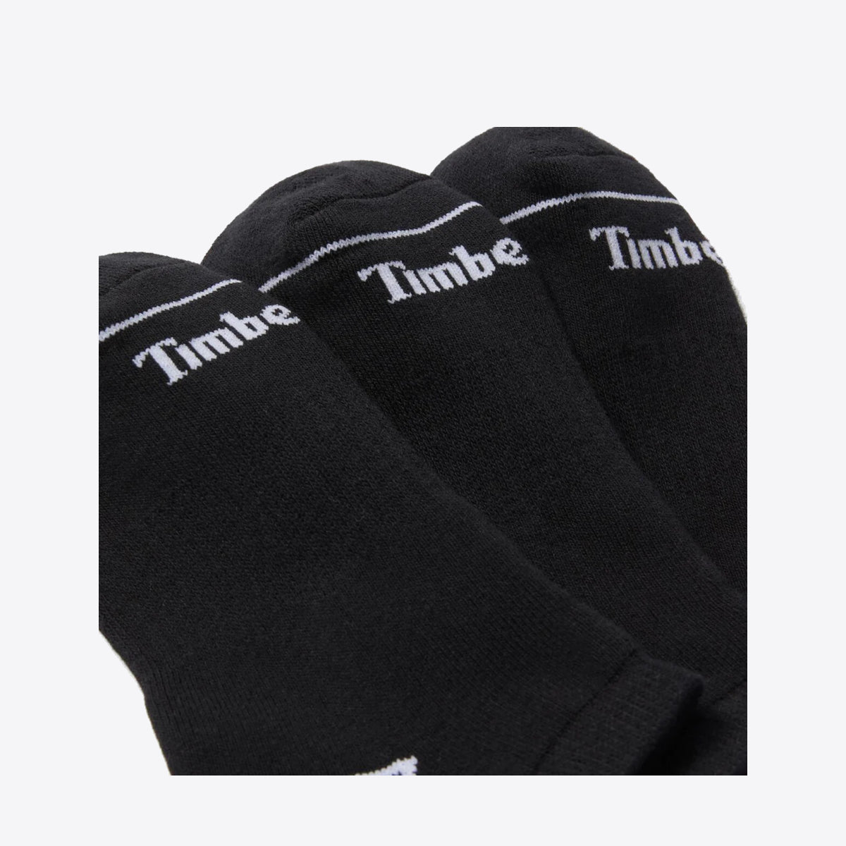 TIMBERLAND Unisex Bowden No Show - 3 Pack Black - Image 2