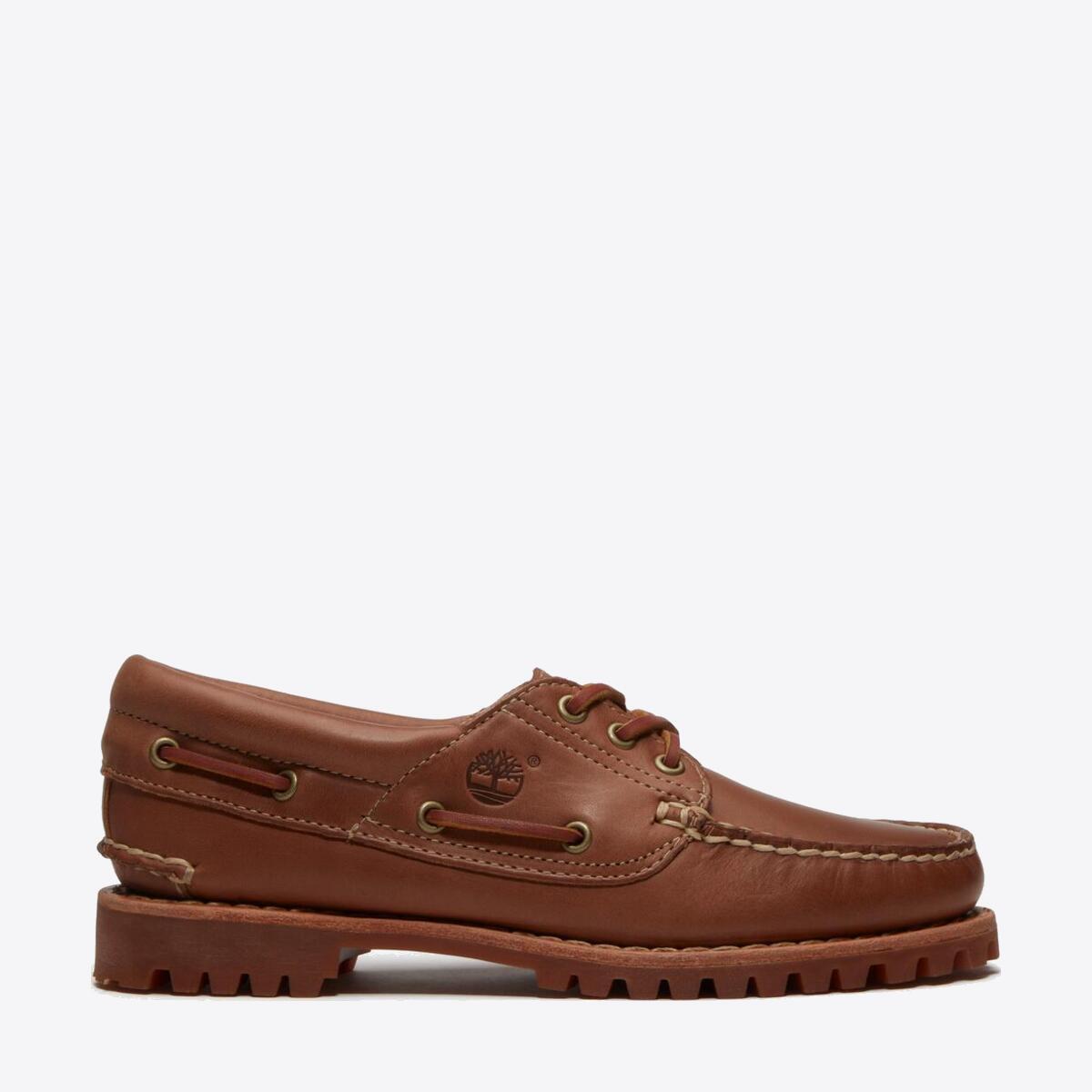 TIMBERLAND Womens Noreen 3-Eye Lug Natural Full Grain - Image 1