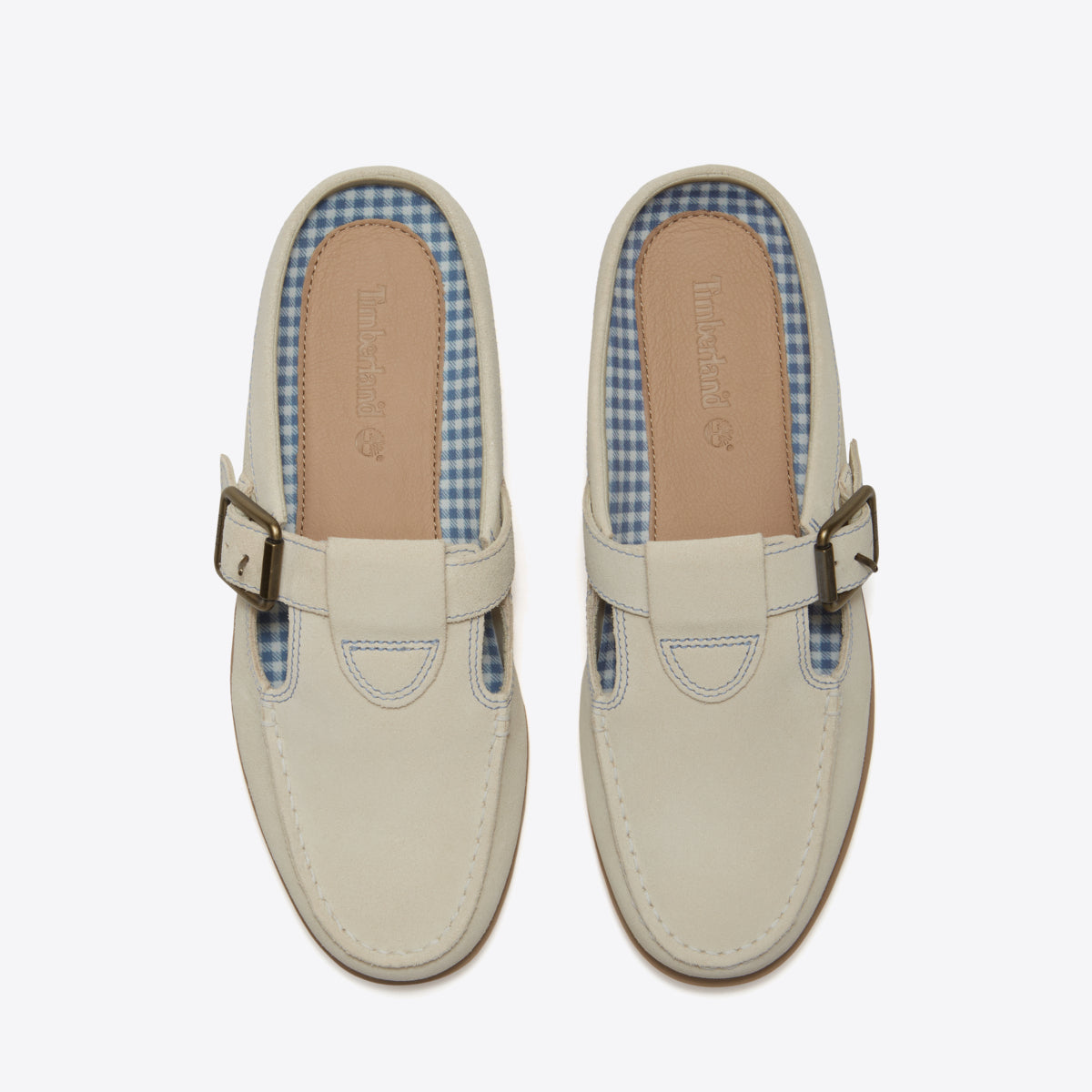 TIMBERLAND Womens Boat Classic Clog Light Beige Suede - Image 0