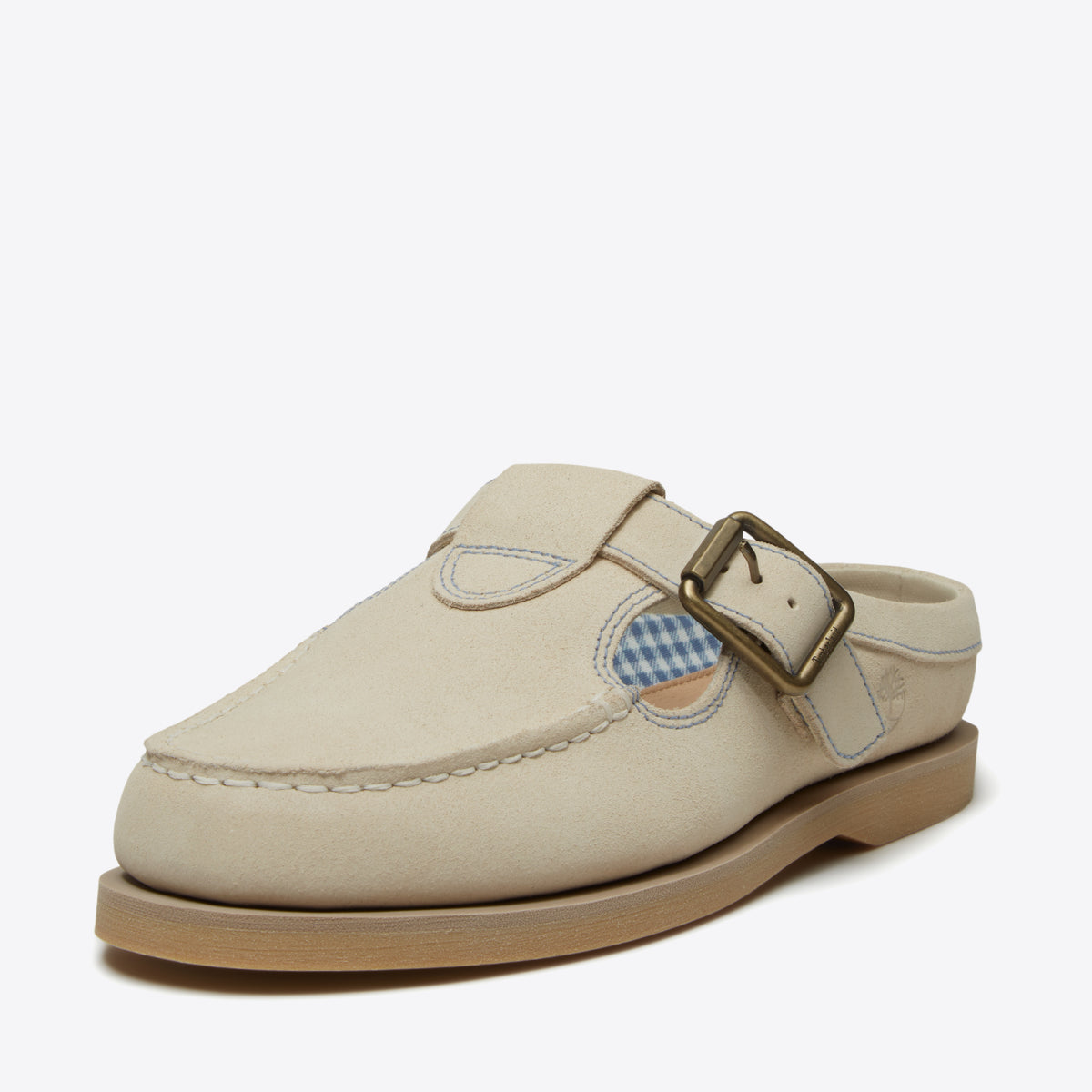TIMBERLAND Womens Boat Classic Clog Light Beige Suede - Image 0
