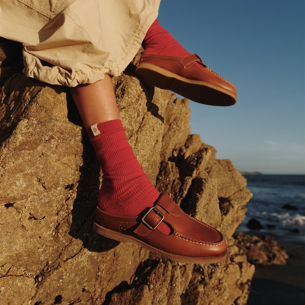 TIMBERLAND Womens Boat Classic Clog Rust Full Grain - Image 0