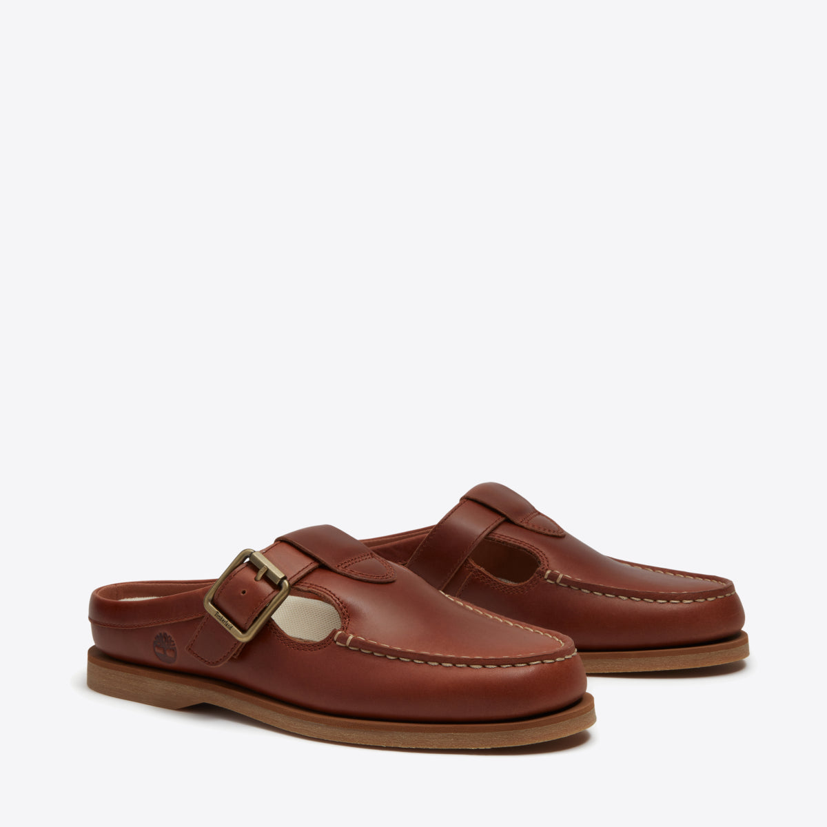 TIMBERLAND Womens Boat Classic Clog Rust Full Grain - Image 0