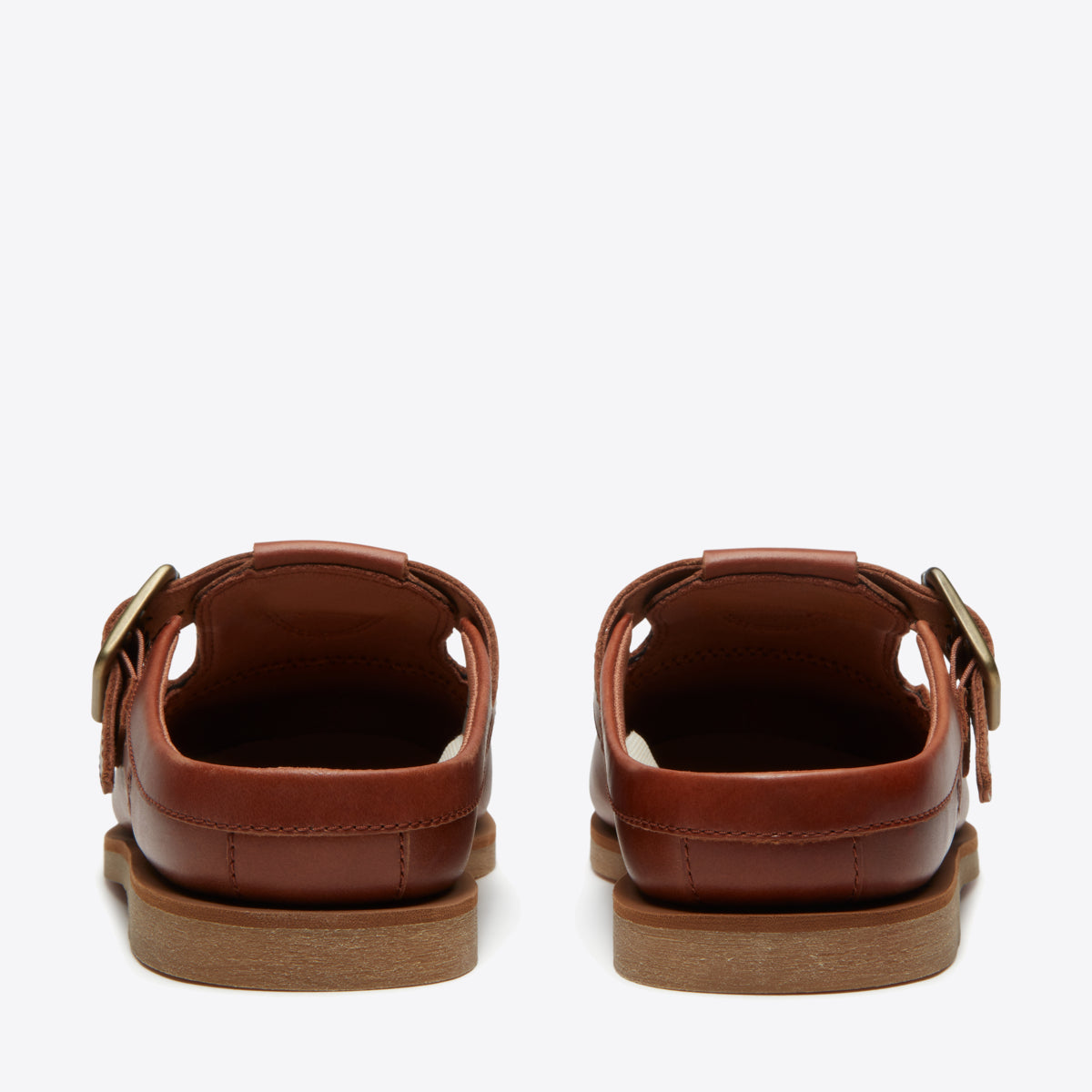 TIMBERLAND Womens Boat Classic Clog Rust Full Grain - Image 0