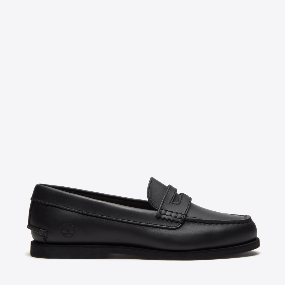 TIMBERLAND Womens Boat Classic Loafer Black Full Grain - Image 0