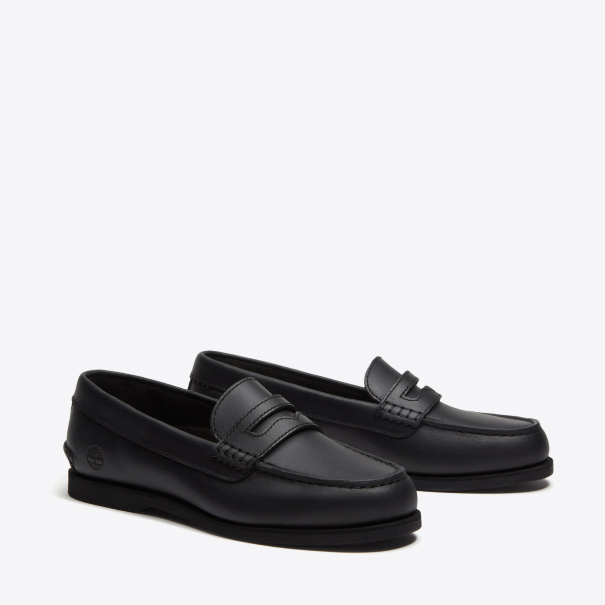 TIMBERLAND Womens Boat Classic Loafer Black Full Grain - Image 0
