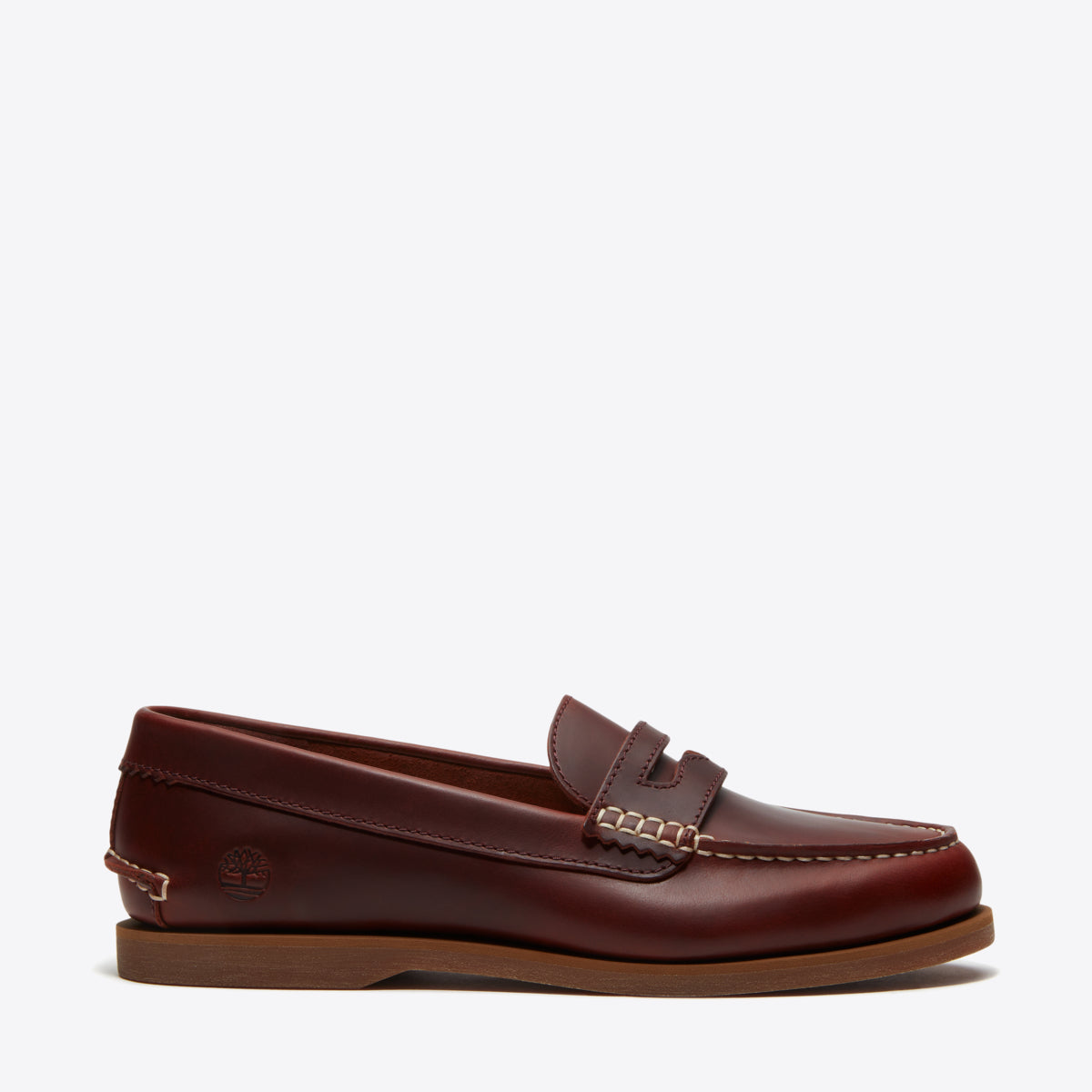 TIMBERLAND Womens Boat Classic Loafer BURGUNDY FULL GRAIN - Image 0