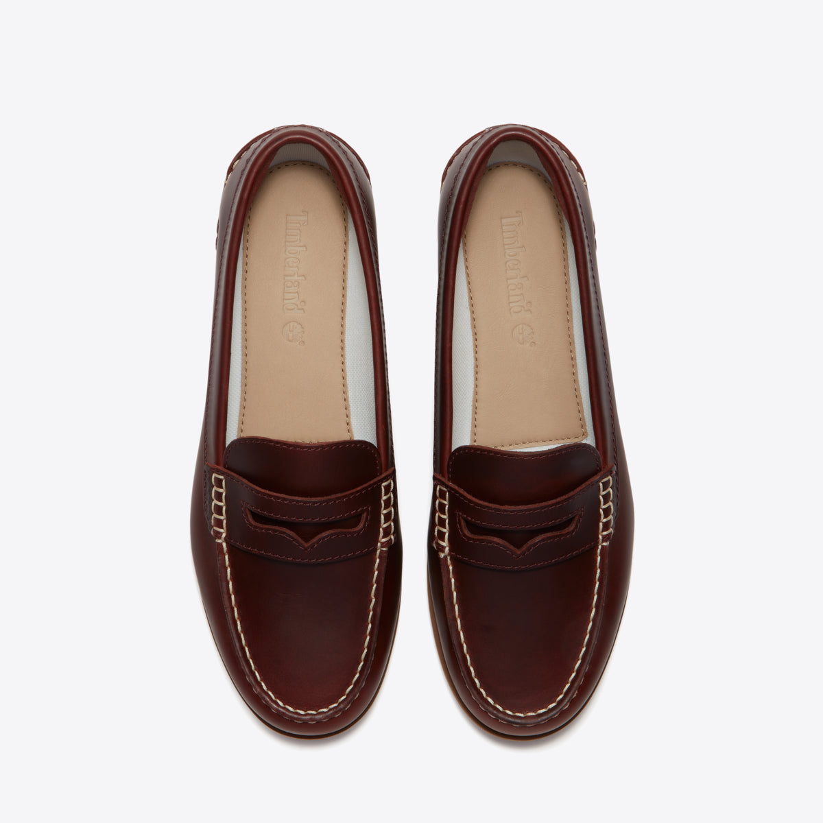 TIMBERLAND Womens Boat Classic Loafer BURGUNDY FULL GRAIN - Image 0