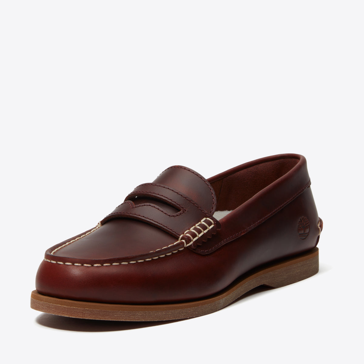 TIMBERLAND Womens Boat Classic Loafer BURGUNDY FULL GRAIN - Image 0