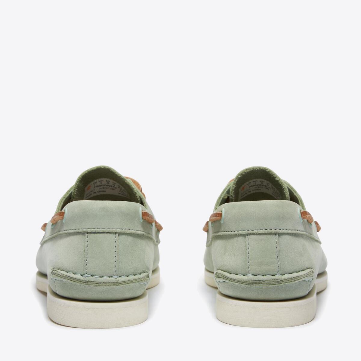 TIMBERLAND Womens Classic 2-Eye Boat Shoe Light Green Nubuck - Image 5