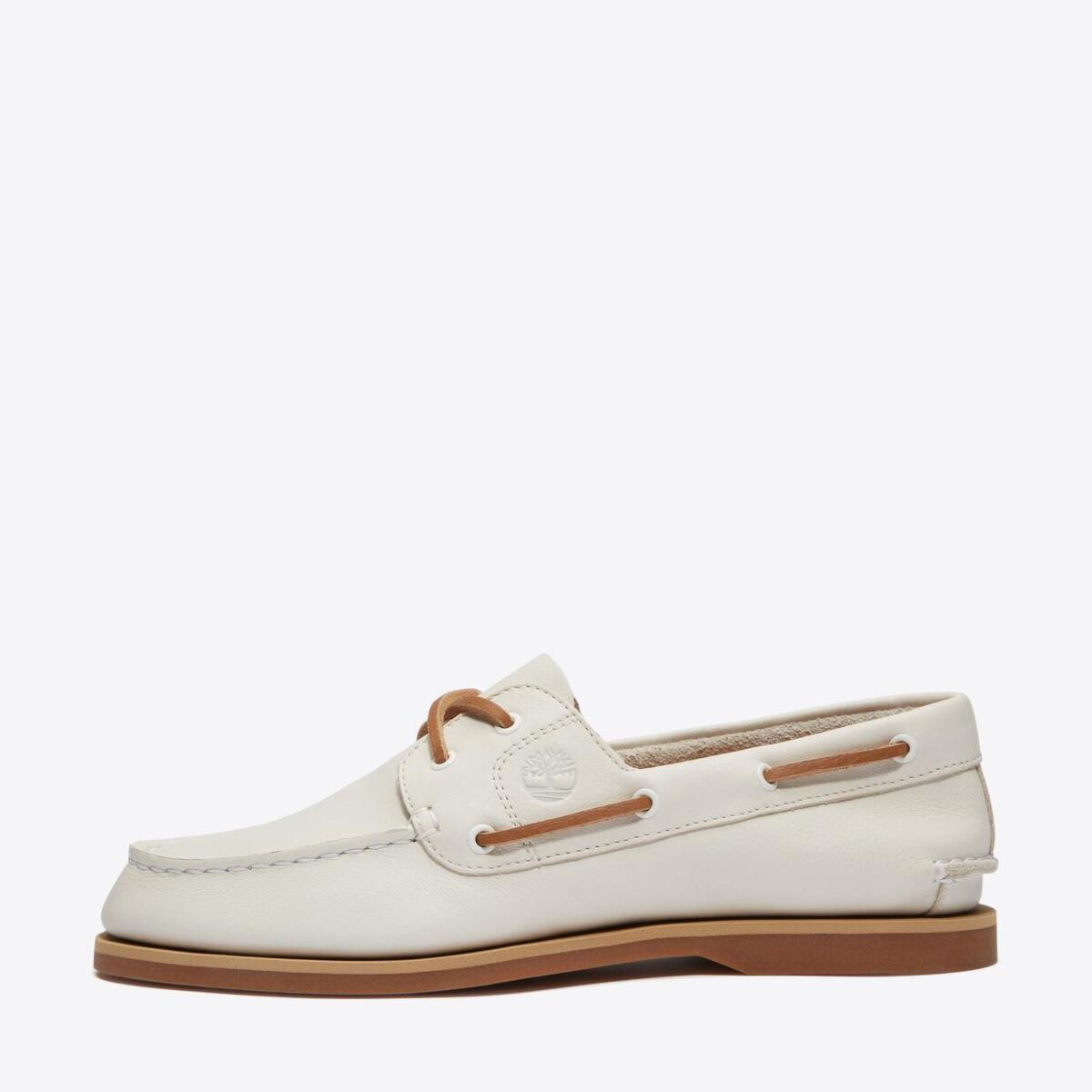 TIMBERLAND Womens Classic 2-Eye Boat Shoe Natural Full Grain - Image 7