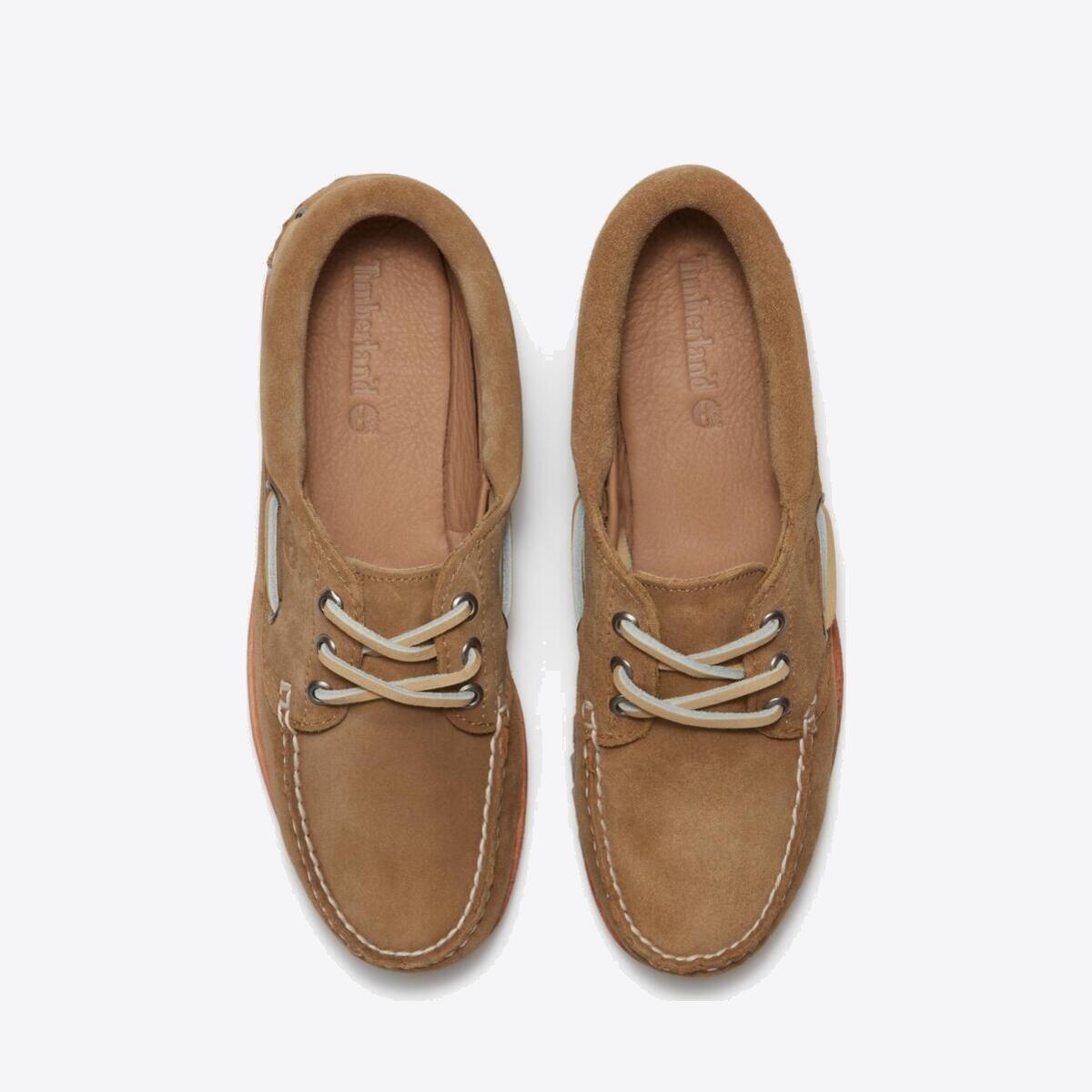 TIMBERLAND Womens Noreen 3-Eye Lug Medium Beige Suede - Image 0