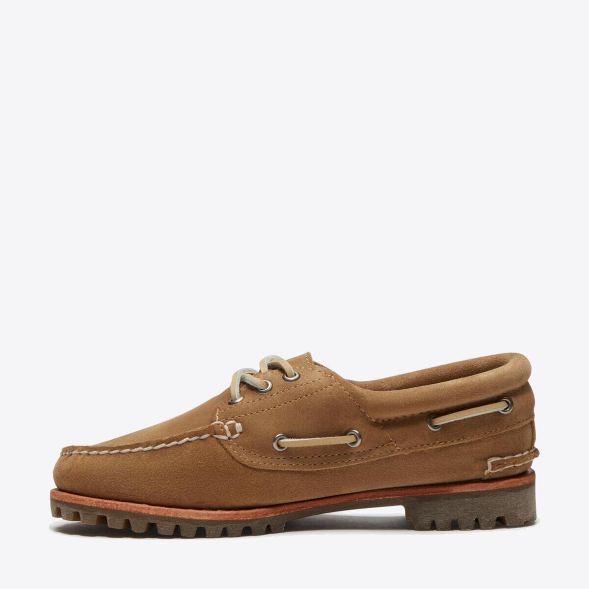 TIMBERLAND Womens Noreen 3-Eye Lug Medium Beige Suede - Image 0