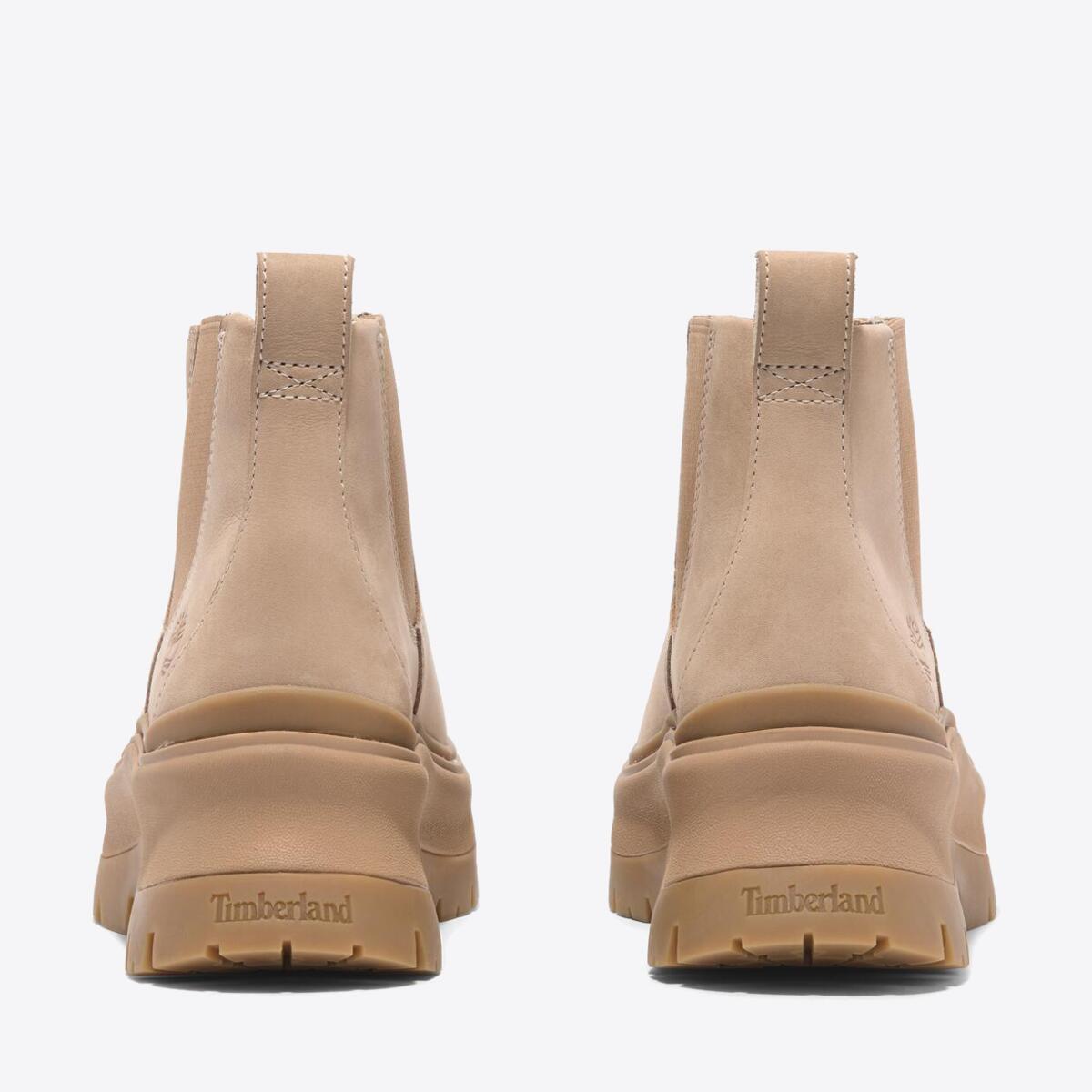 TIMBERLAND Womens Roxie Lane Chelsea Light Beige Nubuck - Image 5