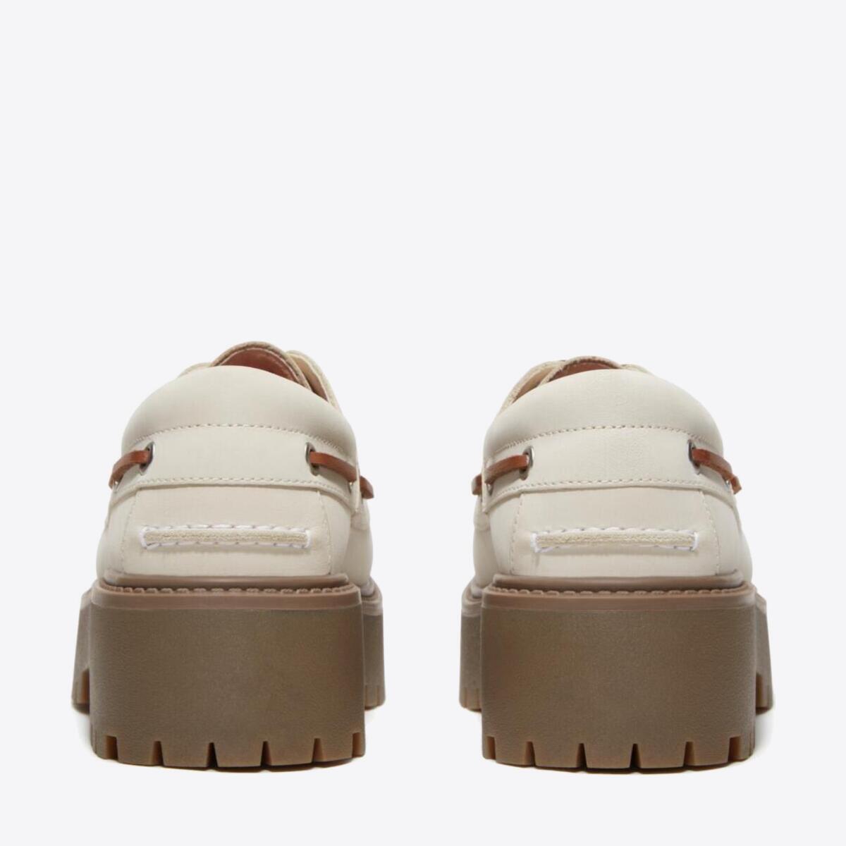 TIMBERLAND Womens Stone Street 3-Eye Lug Natural Nubuck - Image 5
