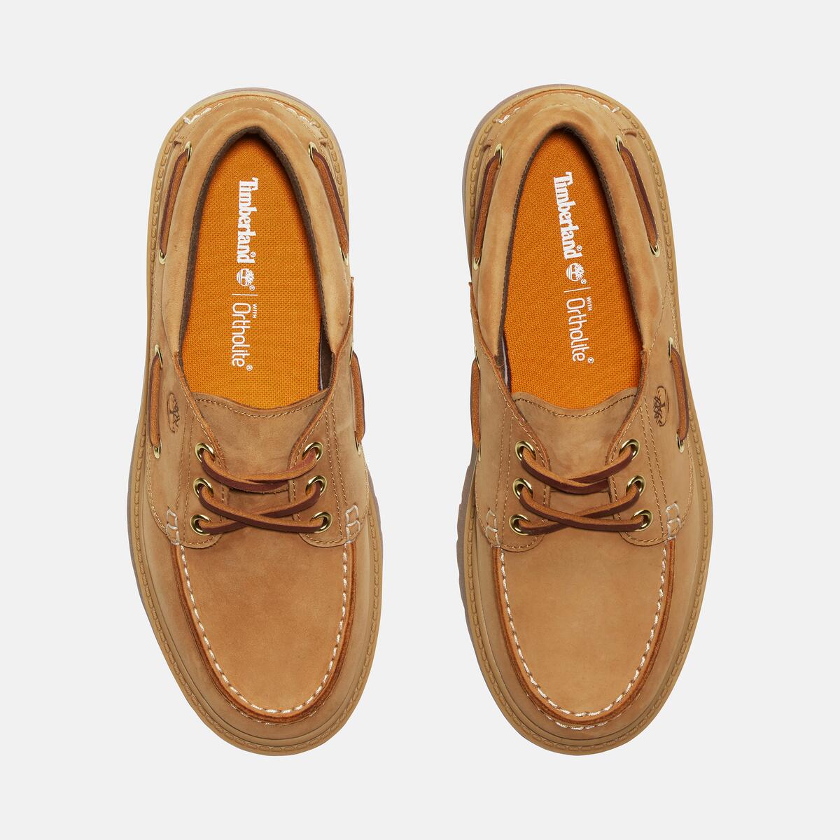 TIMBERLAND Womens Stone Street 3-Eye Lug Wheat - Image 3