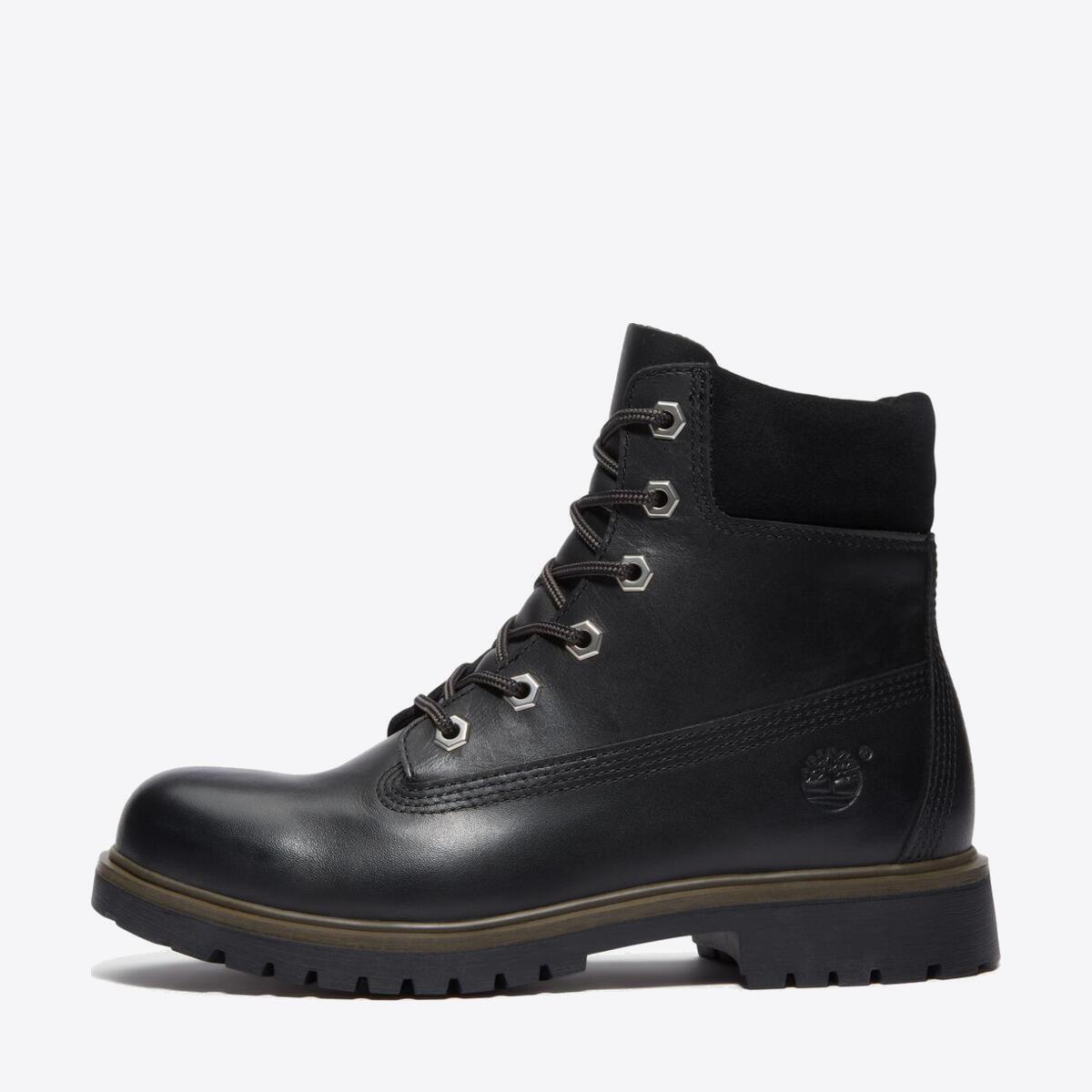 TIMBERLAND Womens TBL 25 6-Inch Waterproof Boot Black Full Grain - Image 8