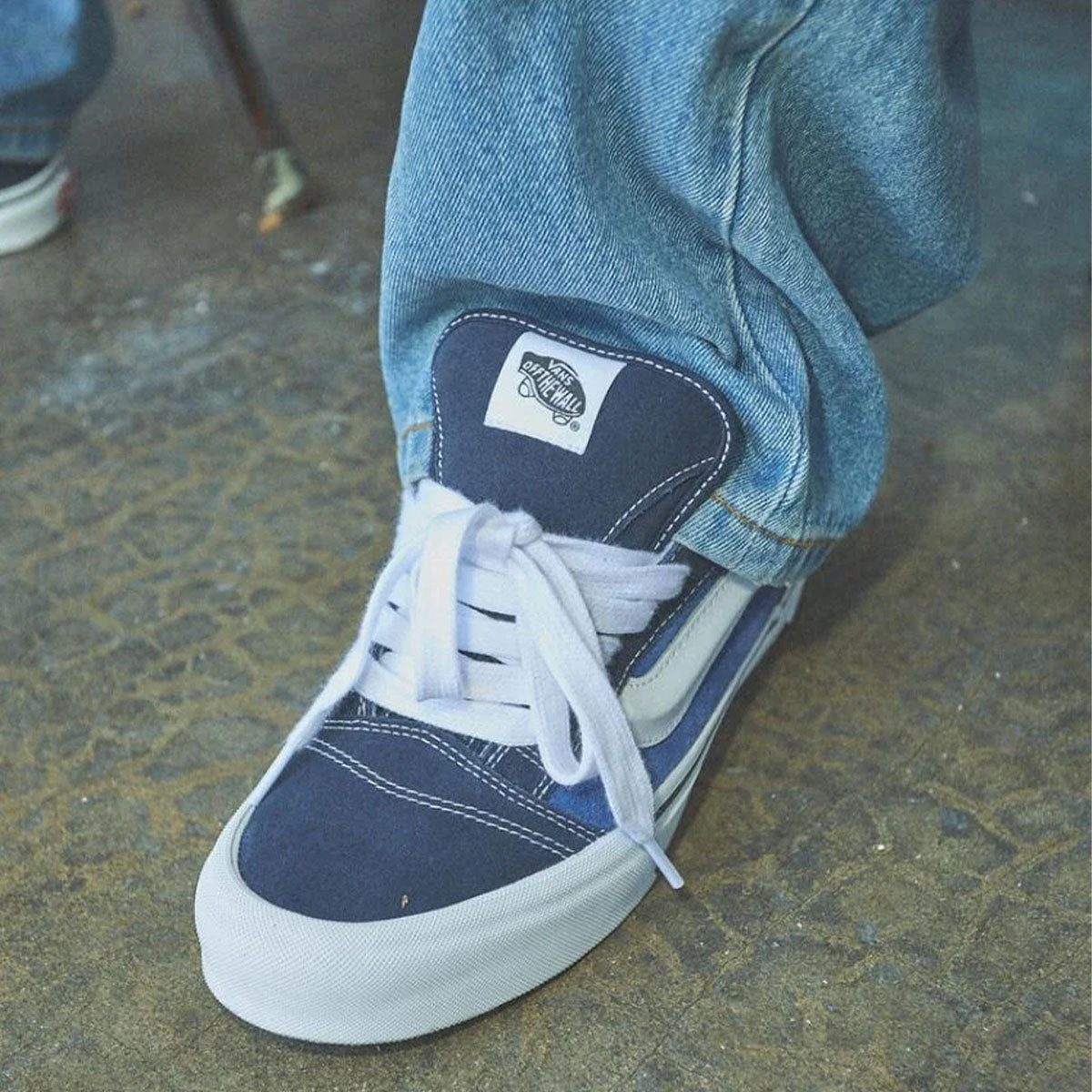 VANS Knu Skool Navy/True White - Image 2