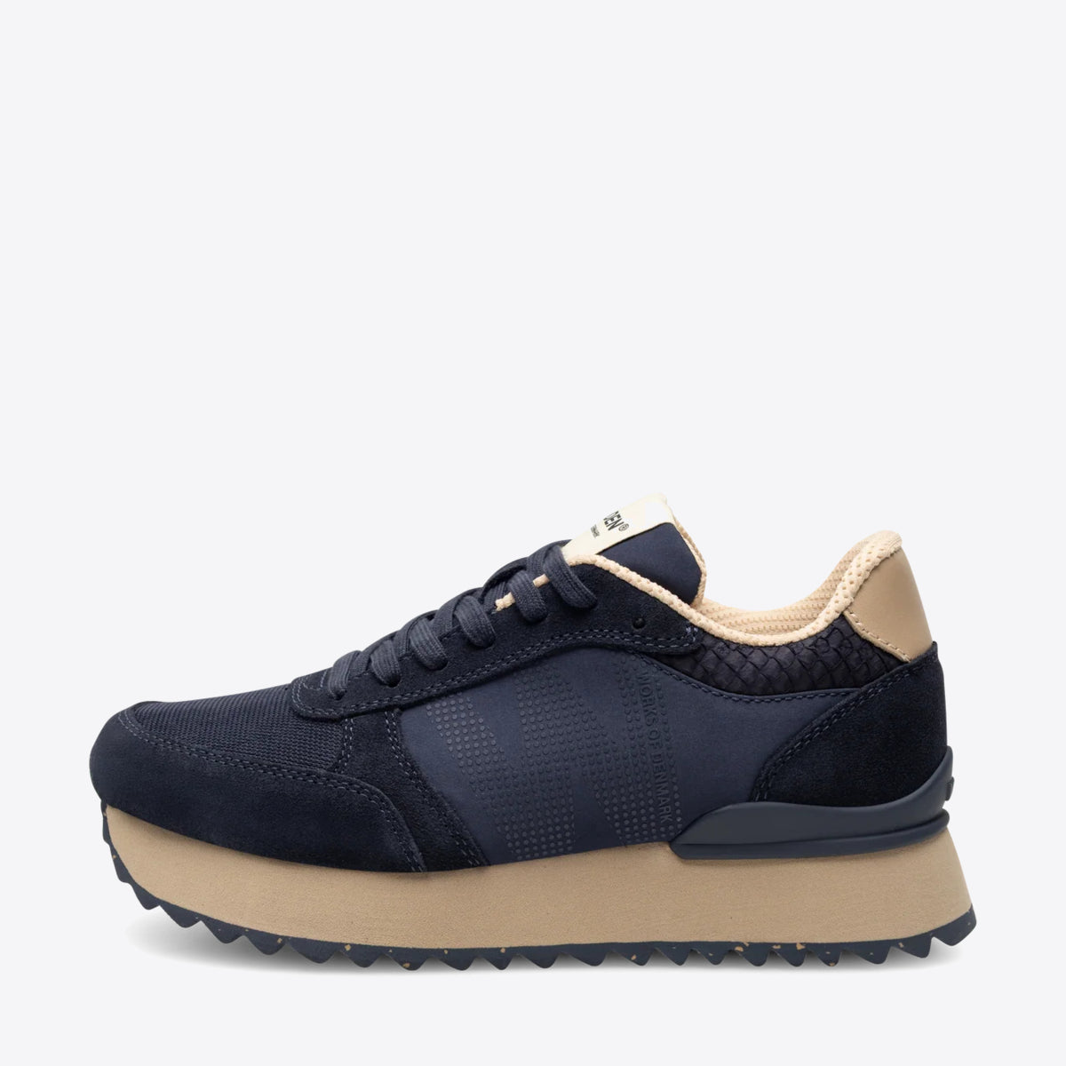 WODEN Ronja Plateau Dark Navy Multi - Image 0