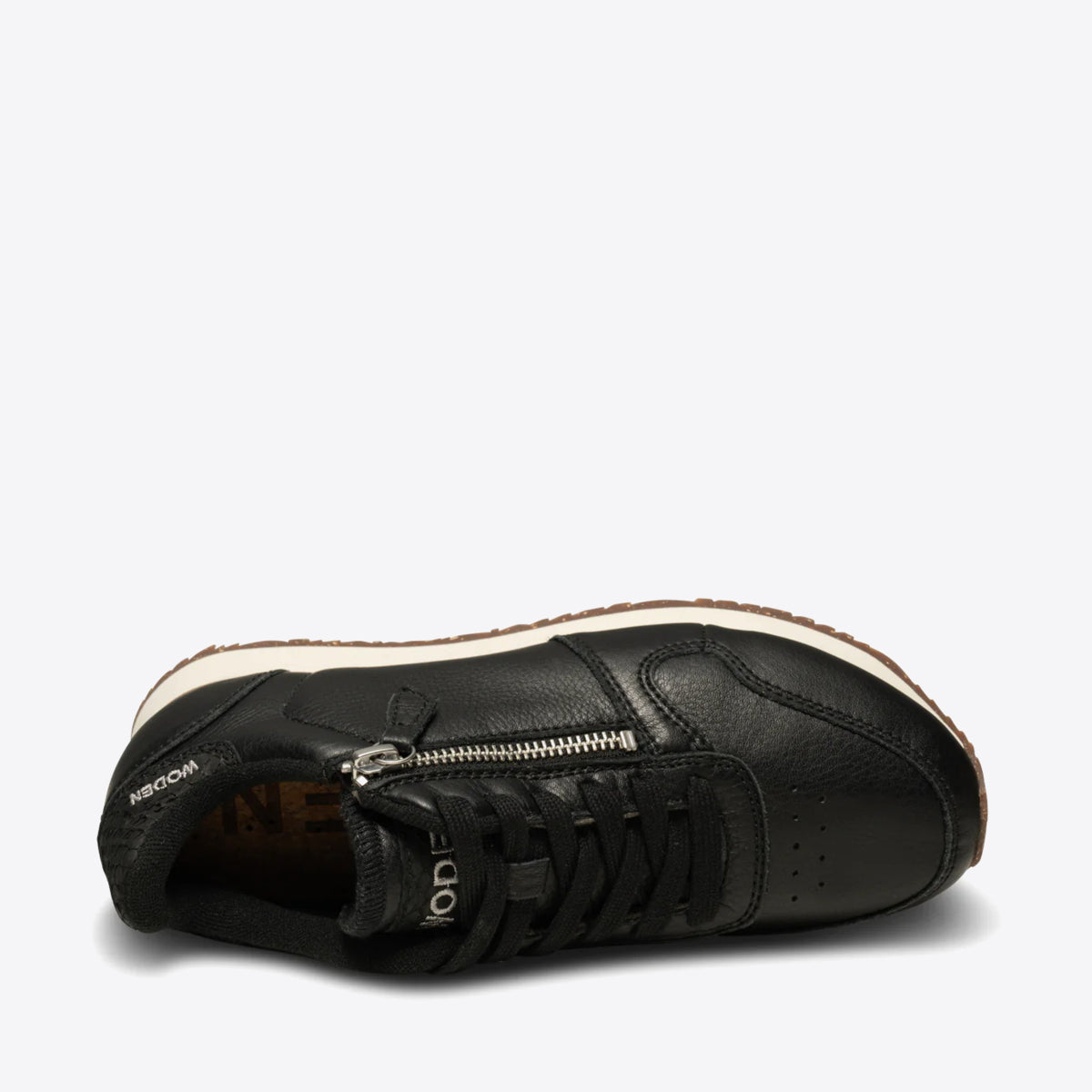 WODEN Ydun Zipper Leather Black - Image 2