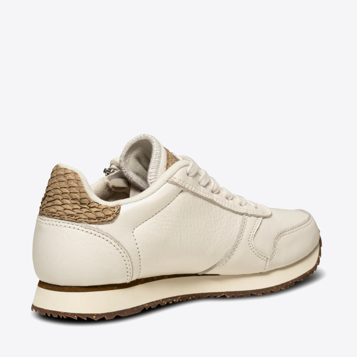 WODEN Ydun Zipper Leather Blanc de Blanc - Image 7
