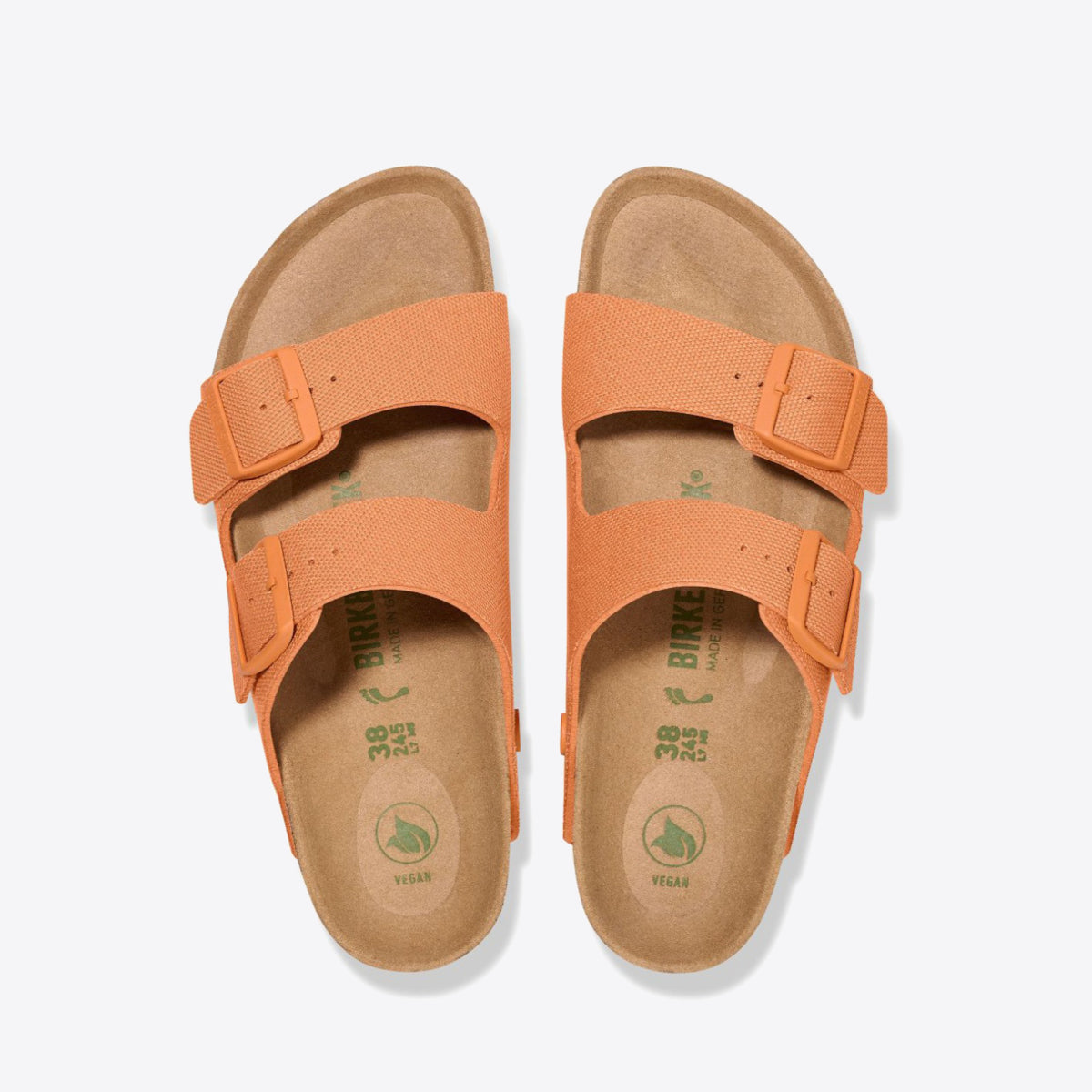 BIRKENSTOCK Arizona Vegan Canvas - Women's Papaya - Image 2