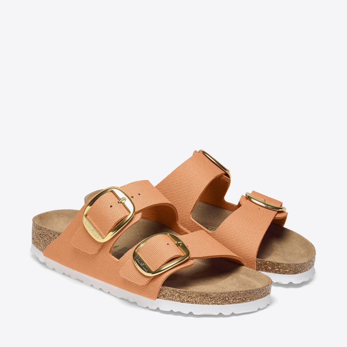 BIRKENSTOCK Arizona Big Buckle Vegan Canvas - Women's Papaya - Image 7