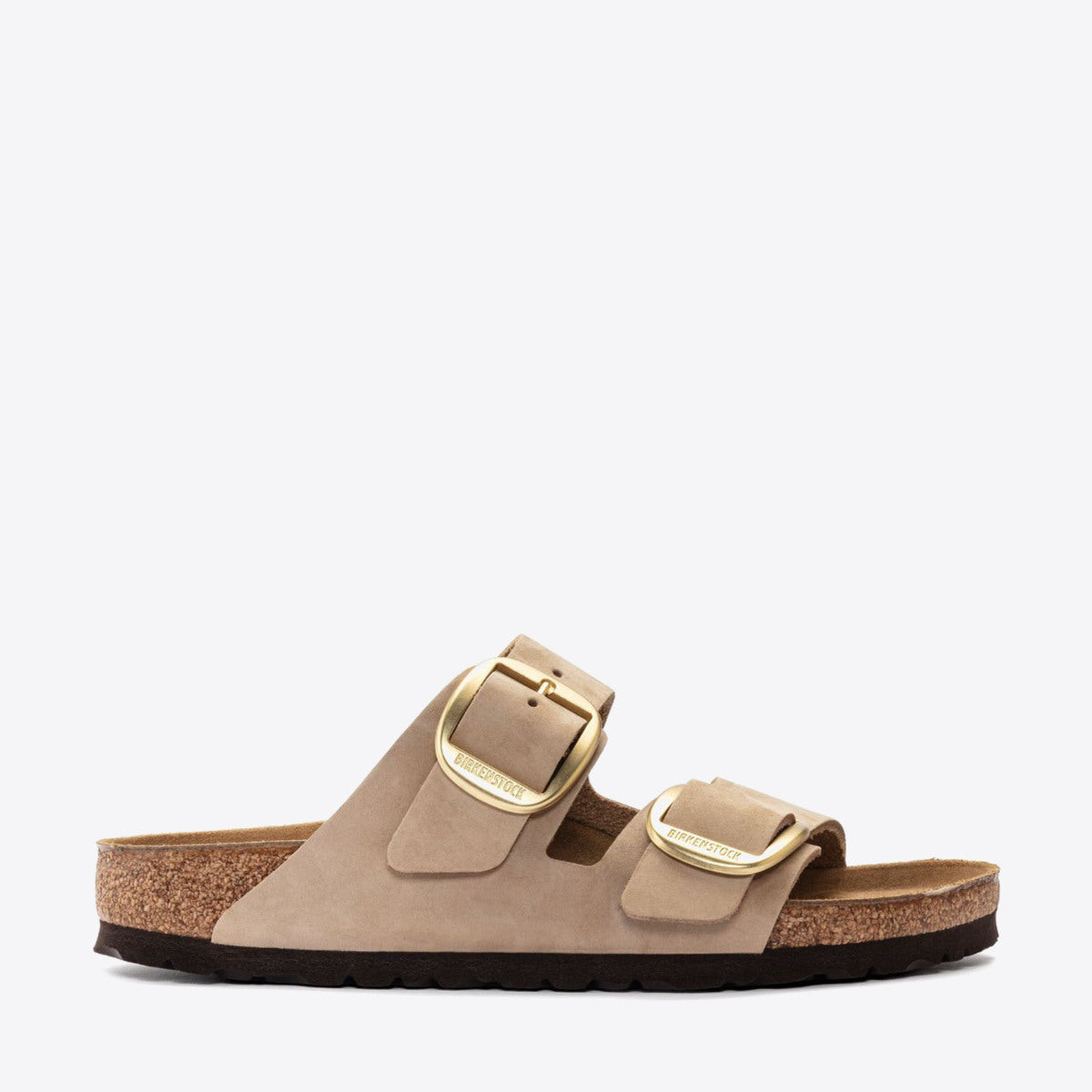 BIRKENSTOCK Arizona Big Buckle Nubuck - Women's Sandcastle - Image 1