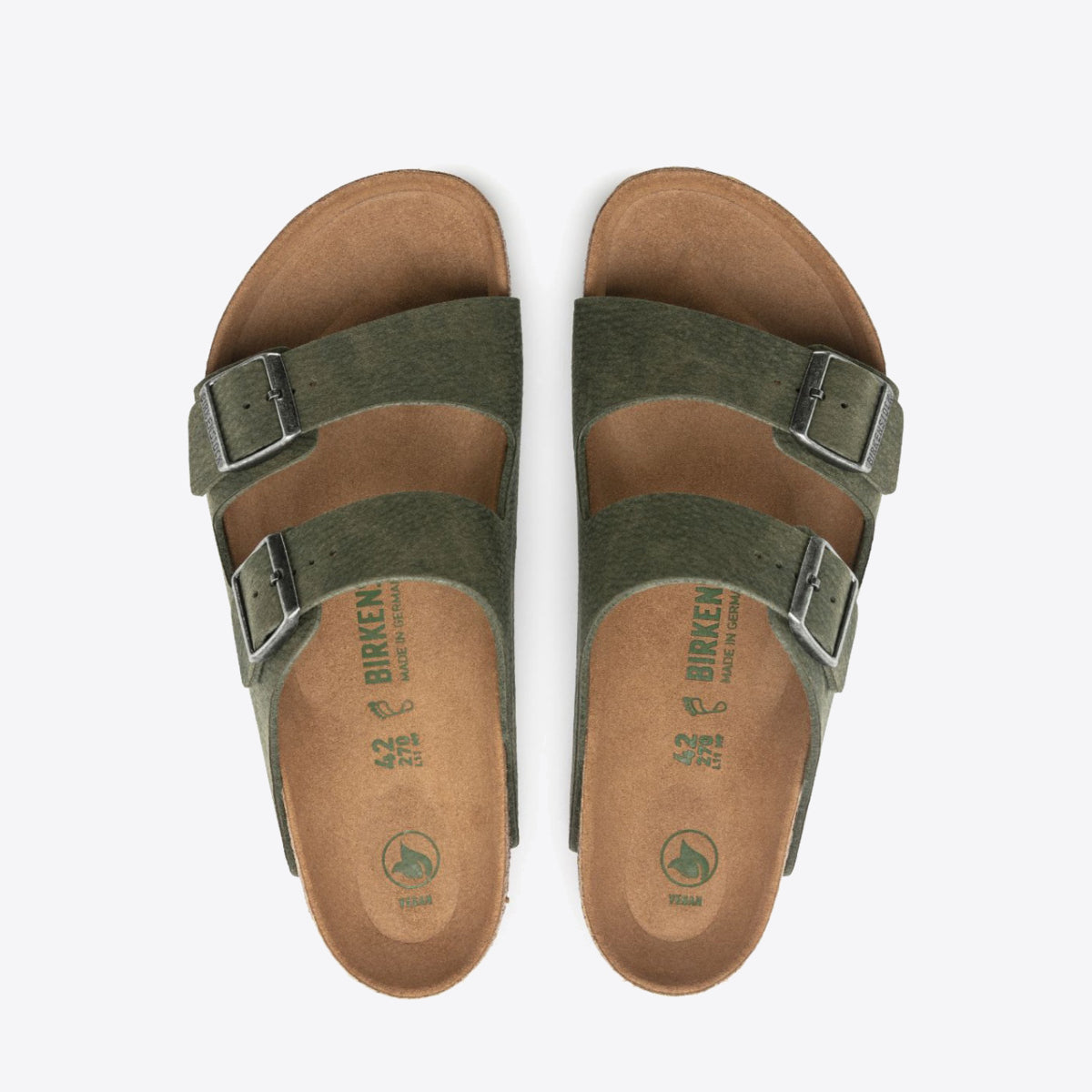 BIRKENSTOCK Arizona Desert Dust Vegan - Unisex Thyme - Image 2