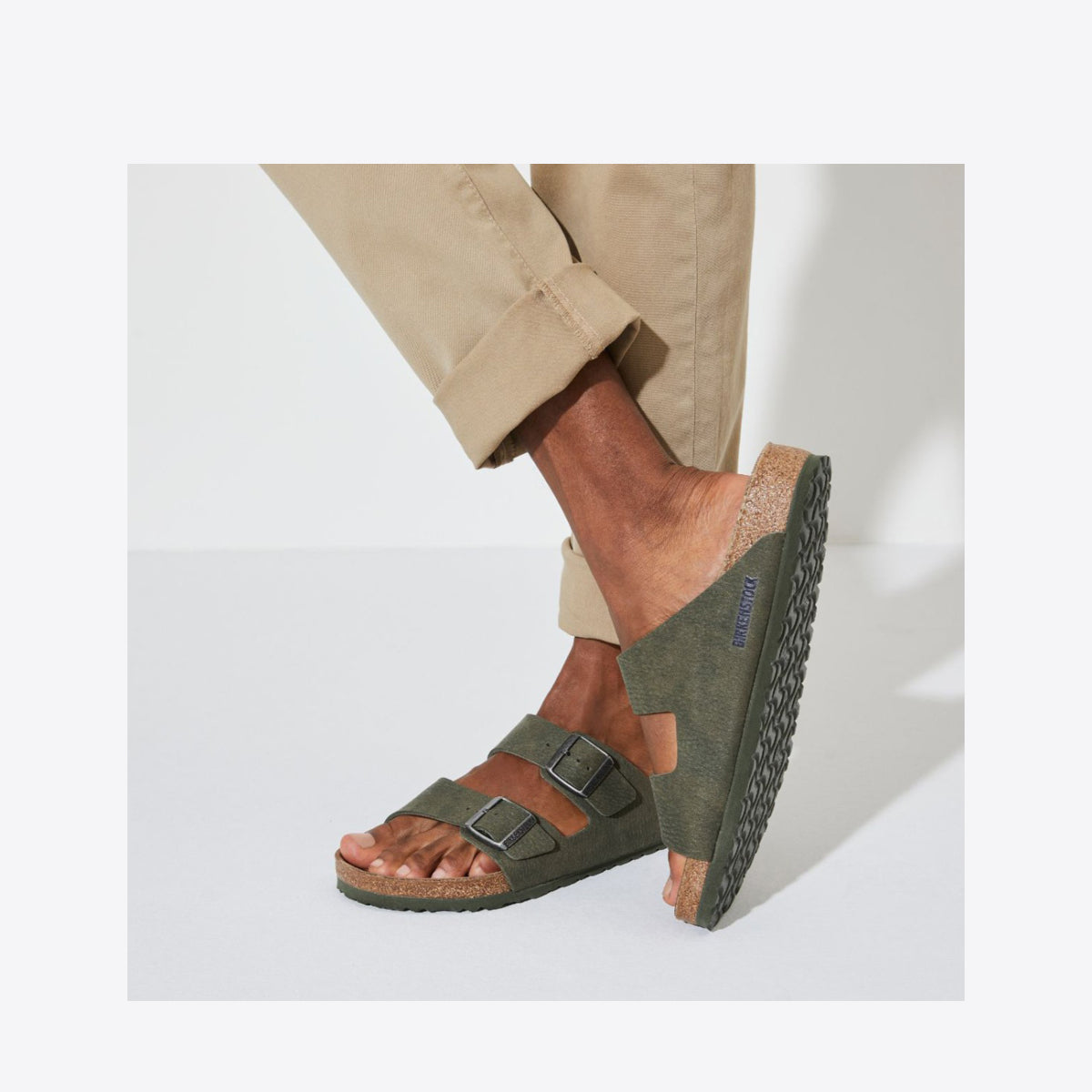 BIRKENSTOCK Arizona Desert Dust Vegan - Unisex Thyme - Image 6