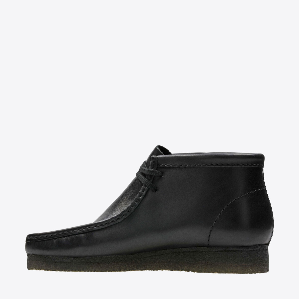 CLARKS Wallabee Boot Leather Black - Image 0