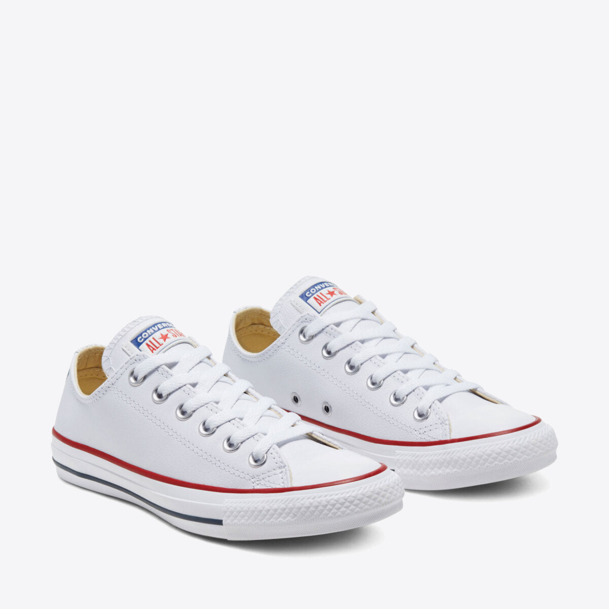 CONVERSE Chuck Taylor All Star Leather Low White - Image 0