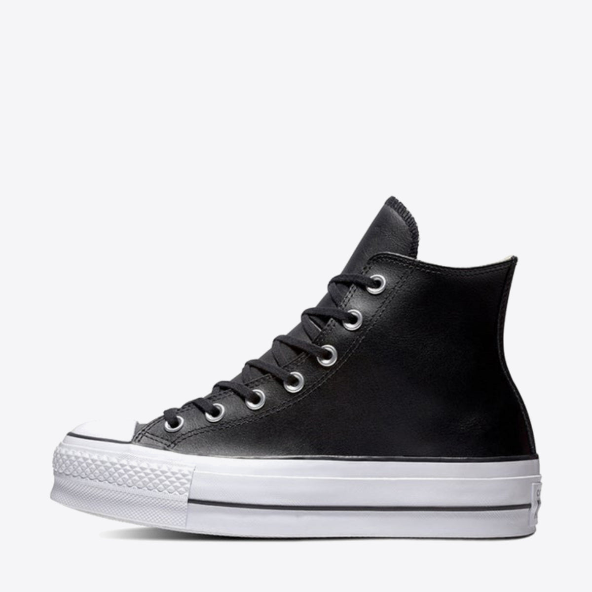 CONVERSE Chuck Taylor All Star Lift Leather High Black - Image 3