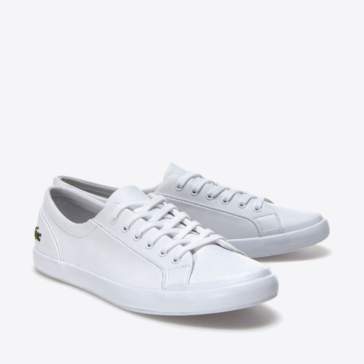 LACOSTE Lancelle Leather Trainer White - Image 0