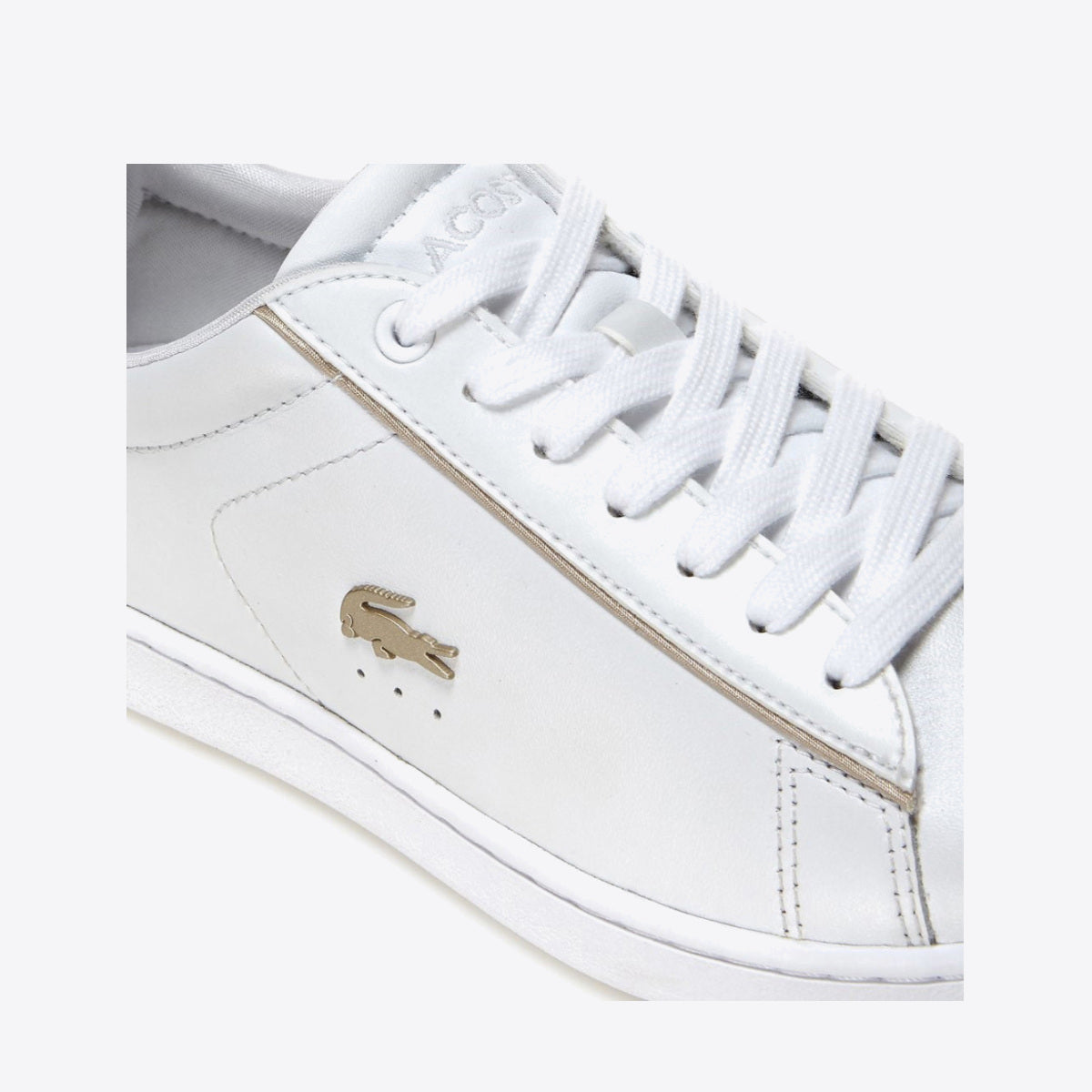 LACOSTE Carnaby Evo White/Gold - Image 0