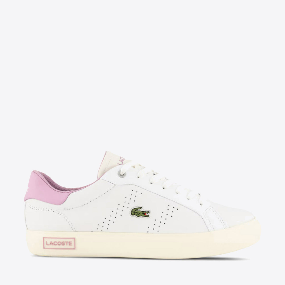 LACOSTE Powercourt 2.0 White/Pink - Image 1