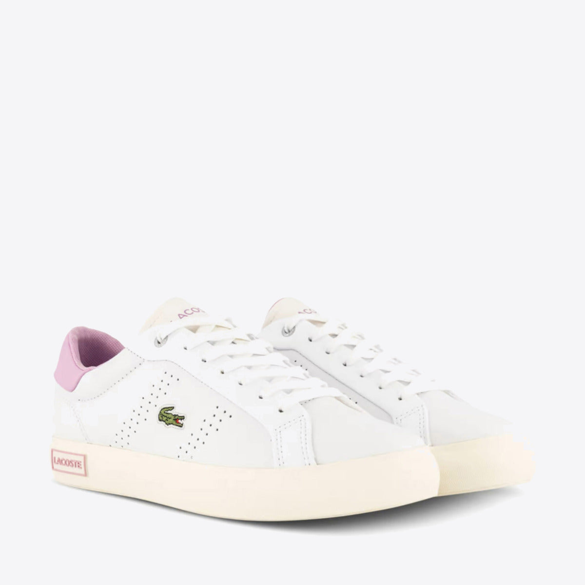 LACOSTE Powercourt 2.0 White/Pink - Image 2