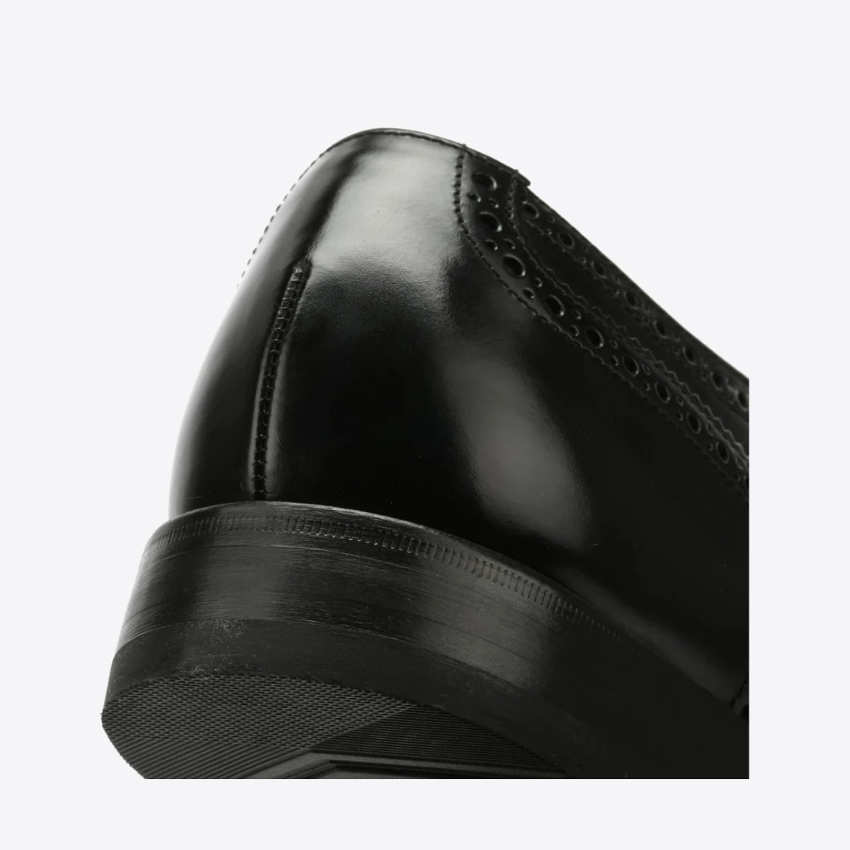 LOAKE 202B Brogue Lace Black Leather - Image 0
