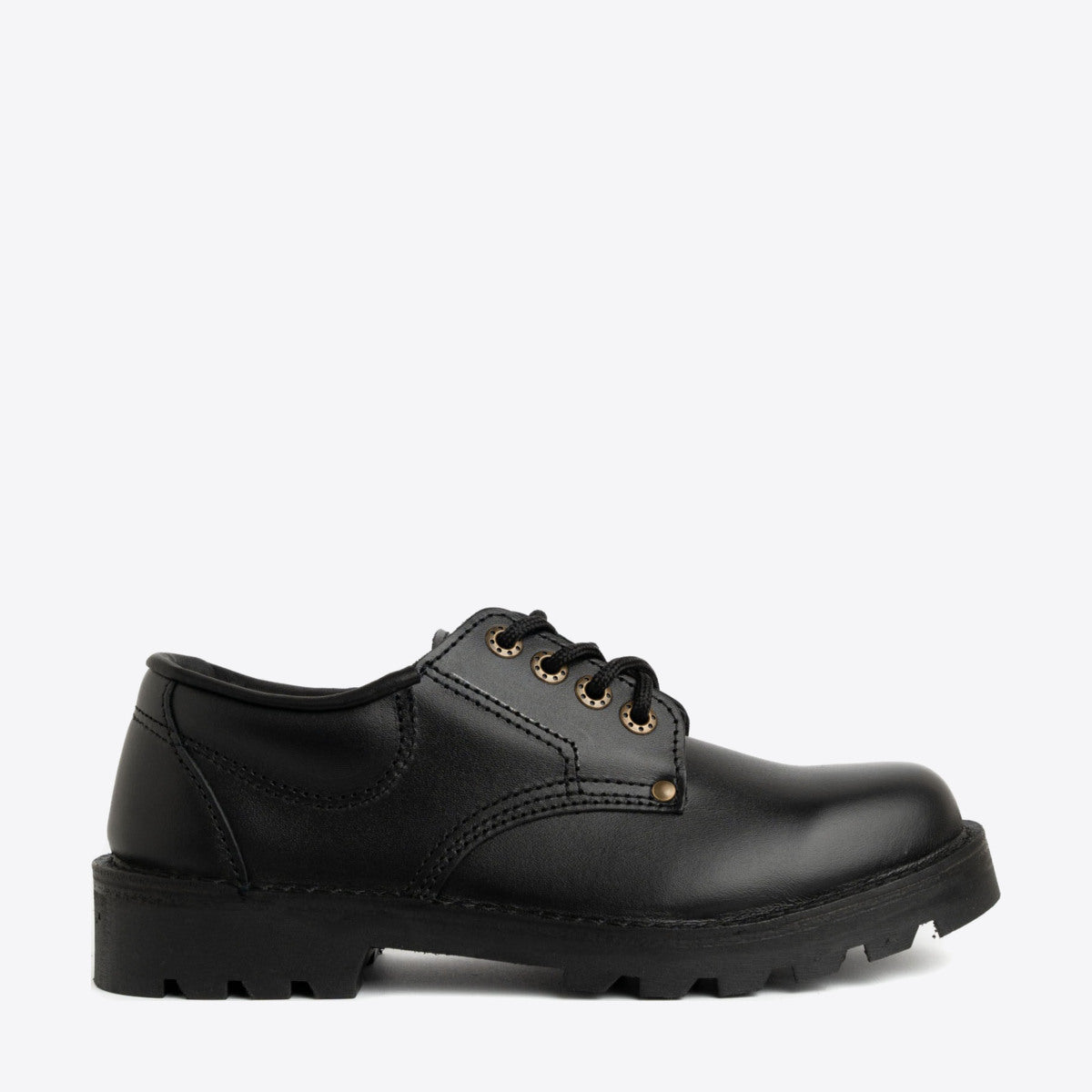 MCKINLAYS Delta College Shoe Black Waxy - Image 1