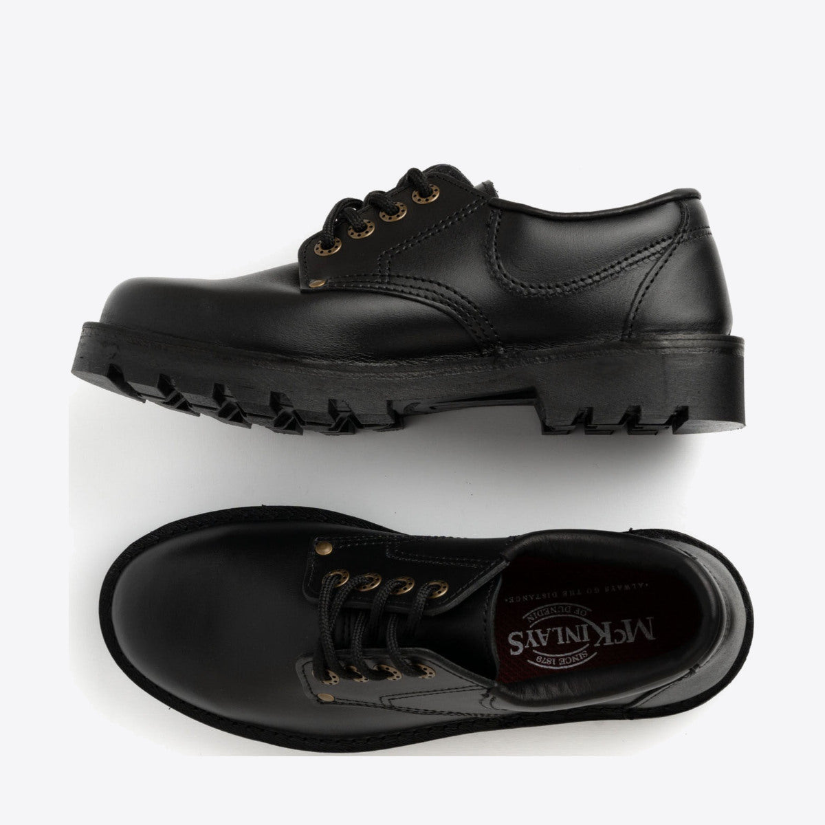MCKINLAYS Delta College Shoe Black Waxy - Image 5